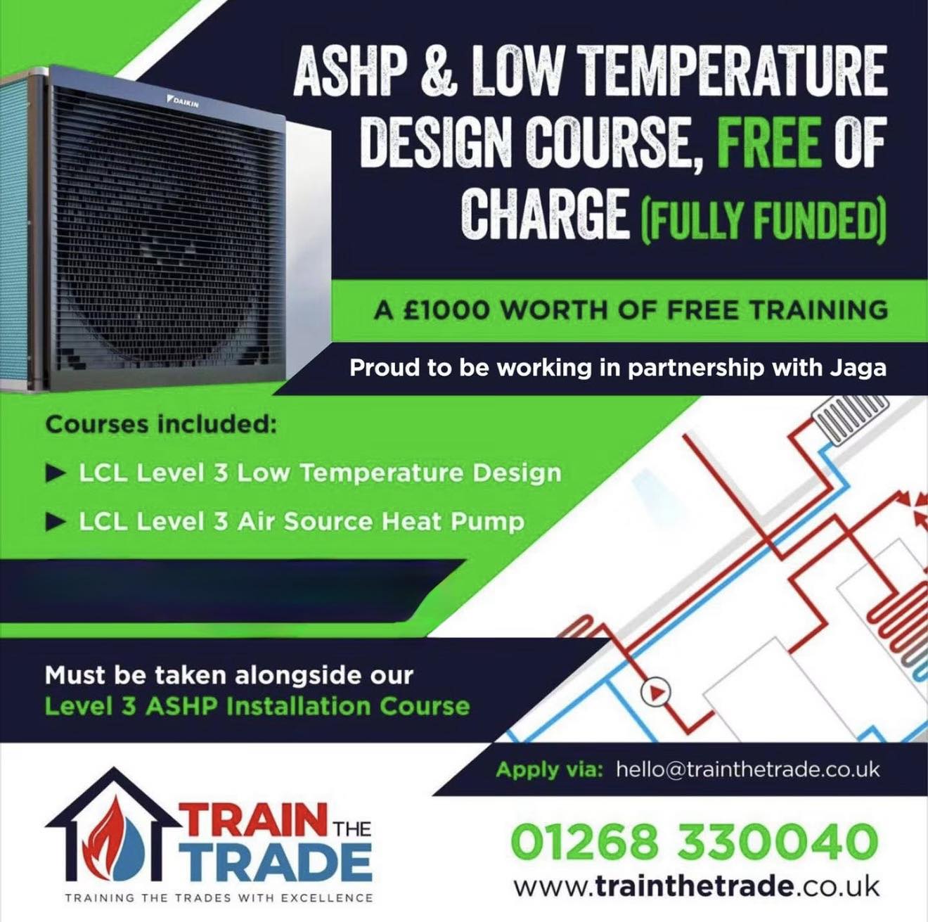 Train The Trade Facebook ad: Home - Daikin Training Centre - Train The Trade