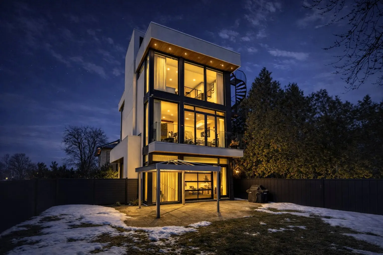 Engel & Völkers Montréal Québec Facebook ad: Le luxe au BORD DE L'EAU c'est 𝗘&𝗩!