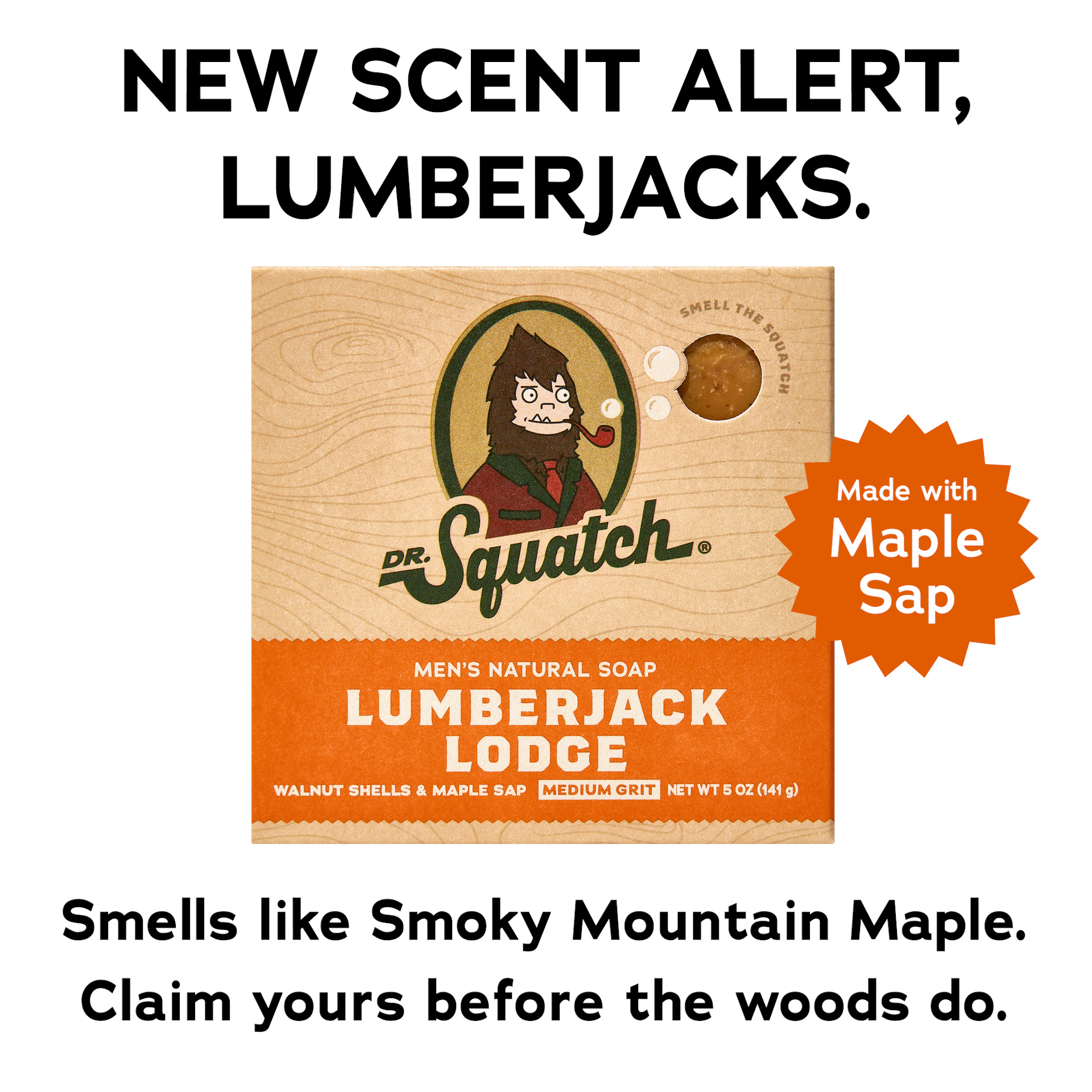 Dr. Squatch Facebook ad