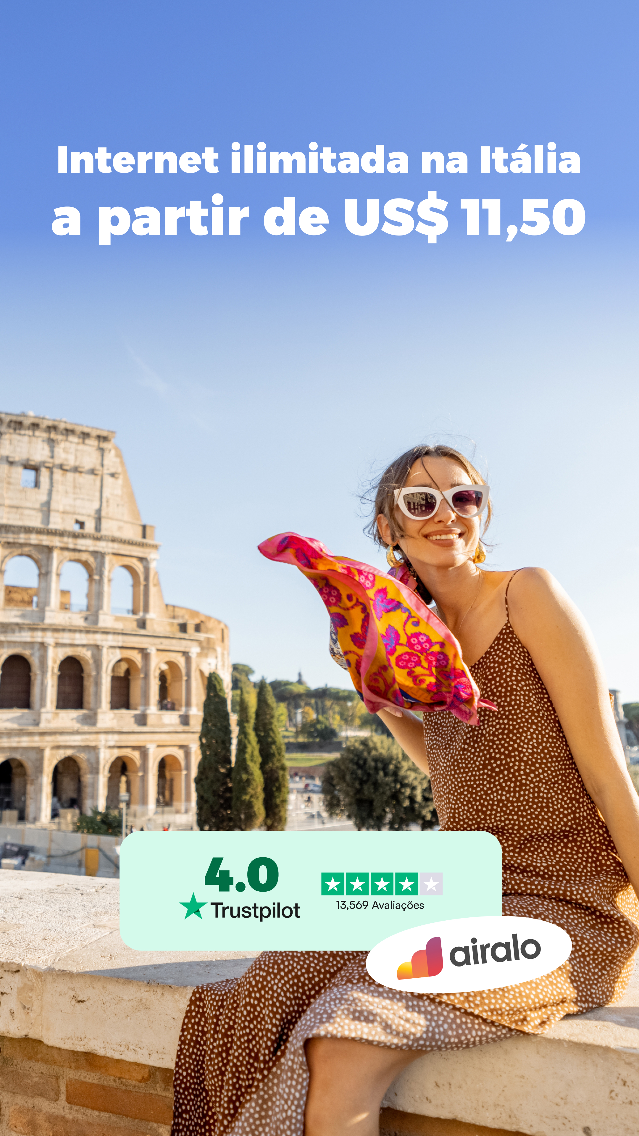 Airalo Global eSIM Store Facebook ad