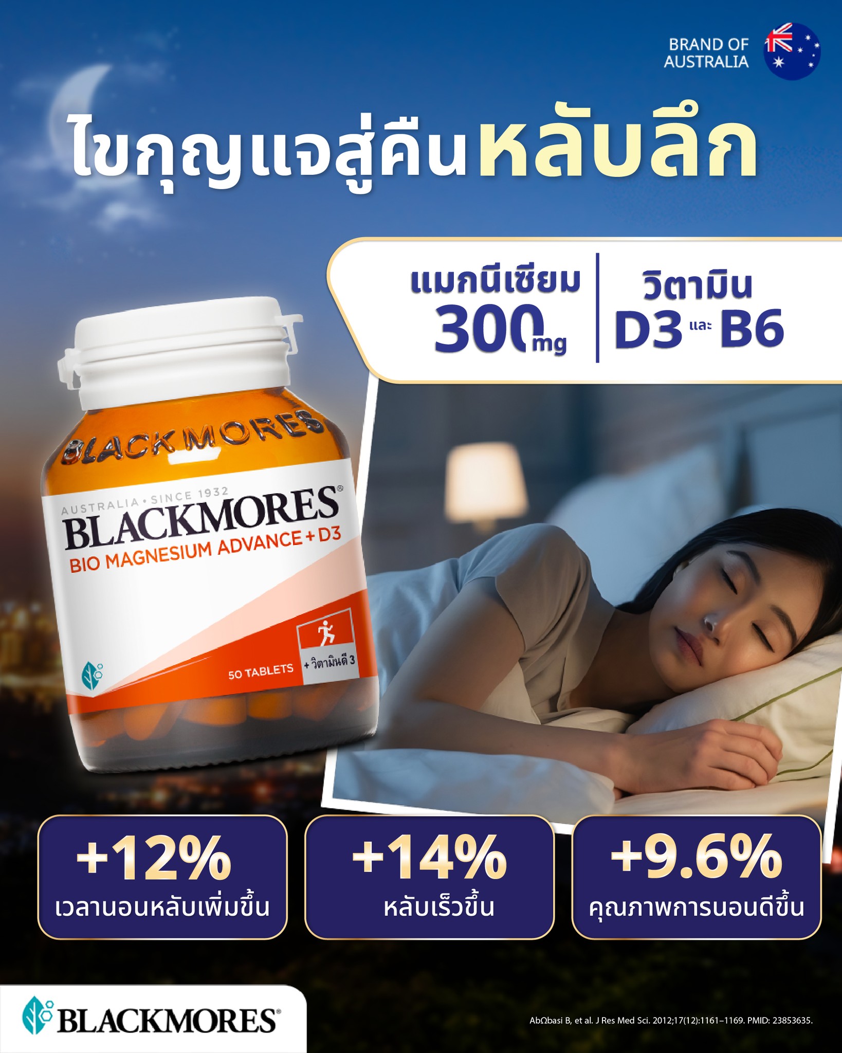 Blackmores Thailand Facebook ad: อย่าปล่อยให้ความเหนื่อยล้าสะสม!