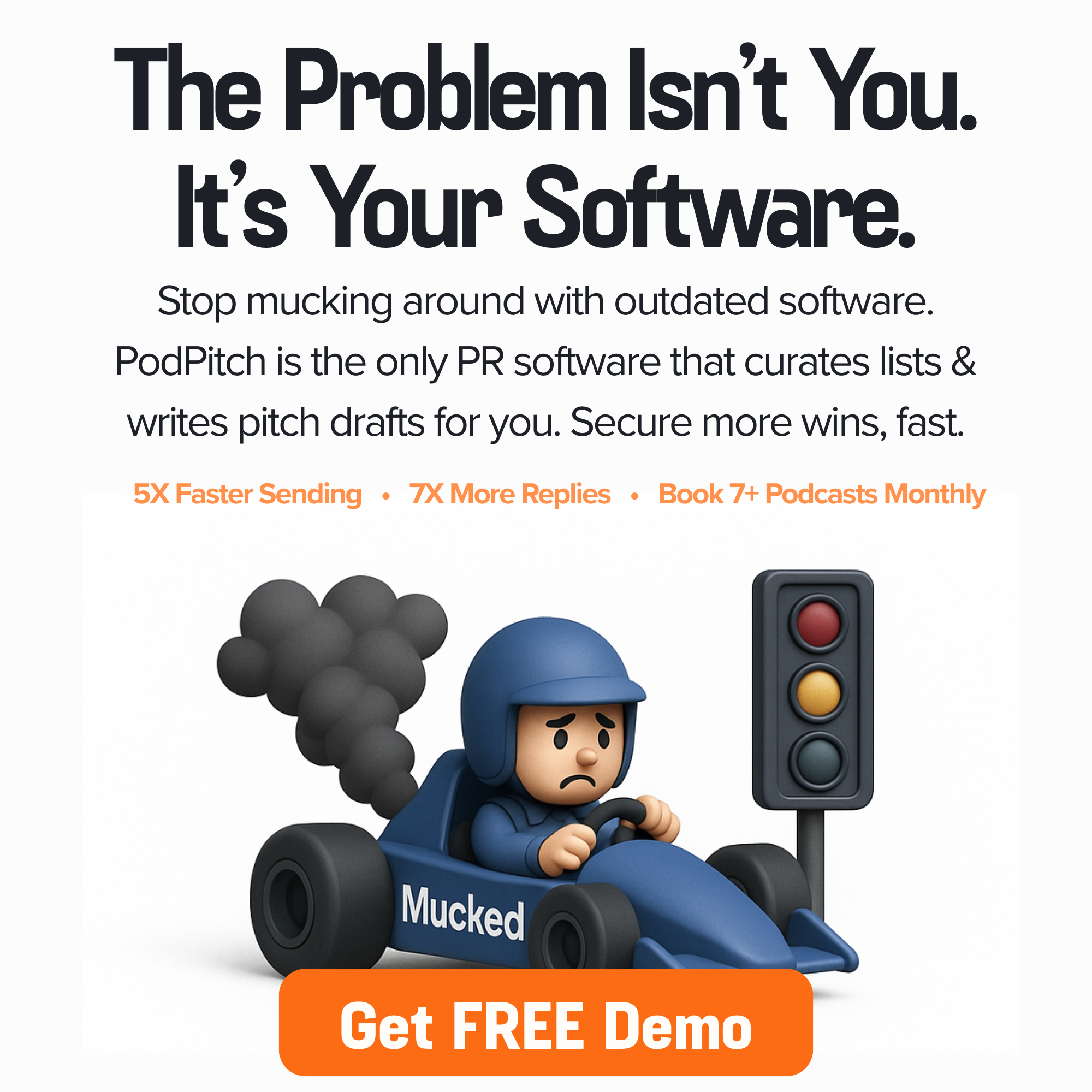 PodPitch Facebook ad