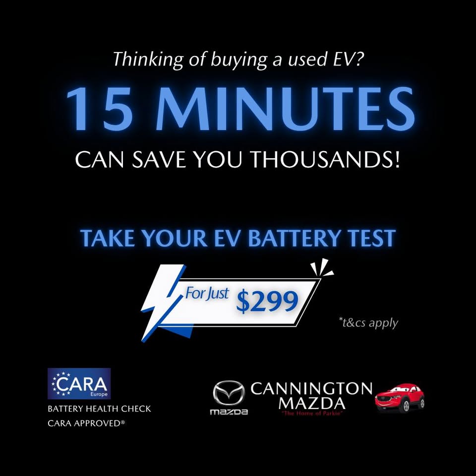 Parkland Mazda Facebook ad: EV Battery Test