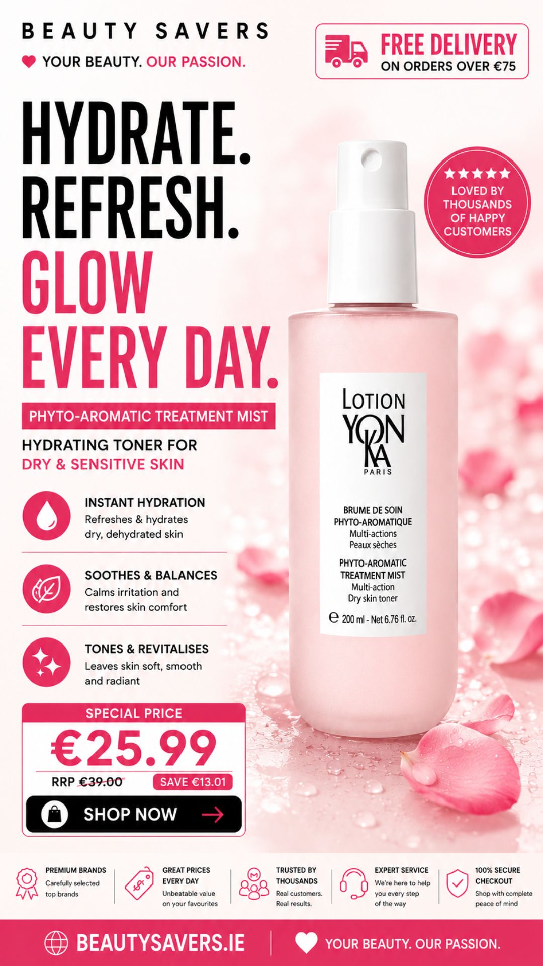 Beauty Savers Facebook ad