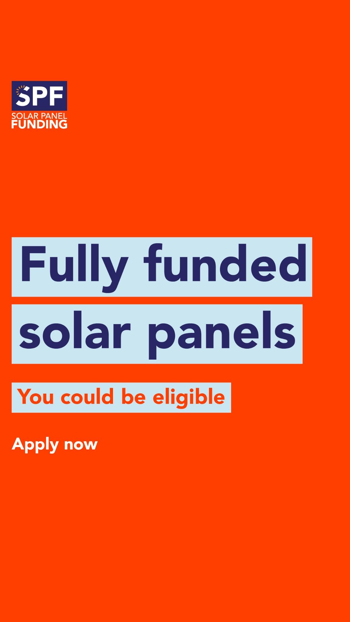 Solar Panel Funding Facebook ad from Oct 26, 2025