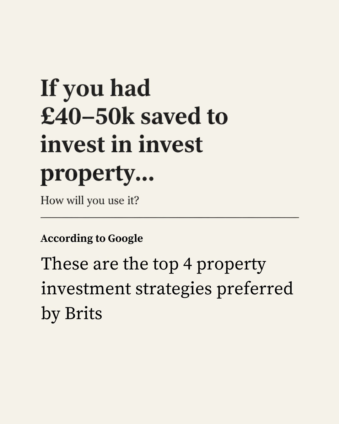 Property Know How with Nick Ellsmore Facebook ad