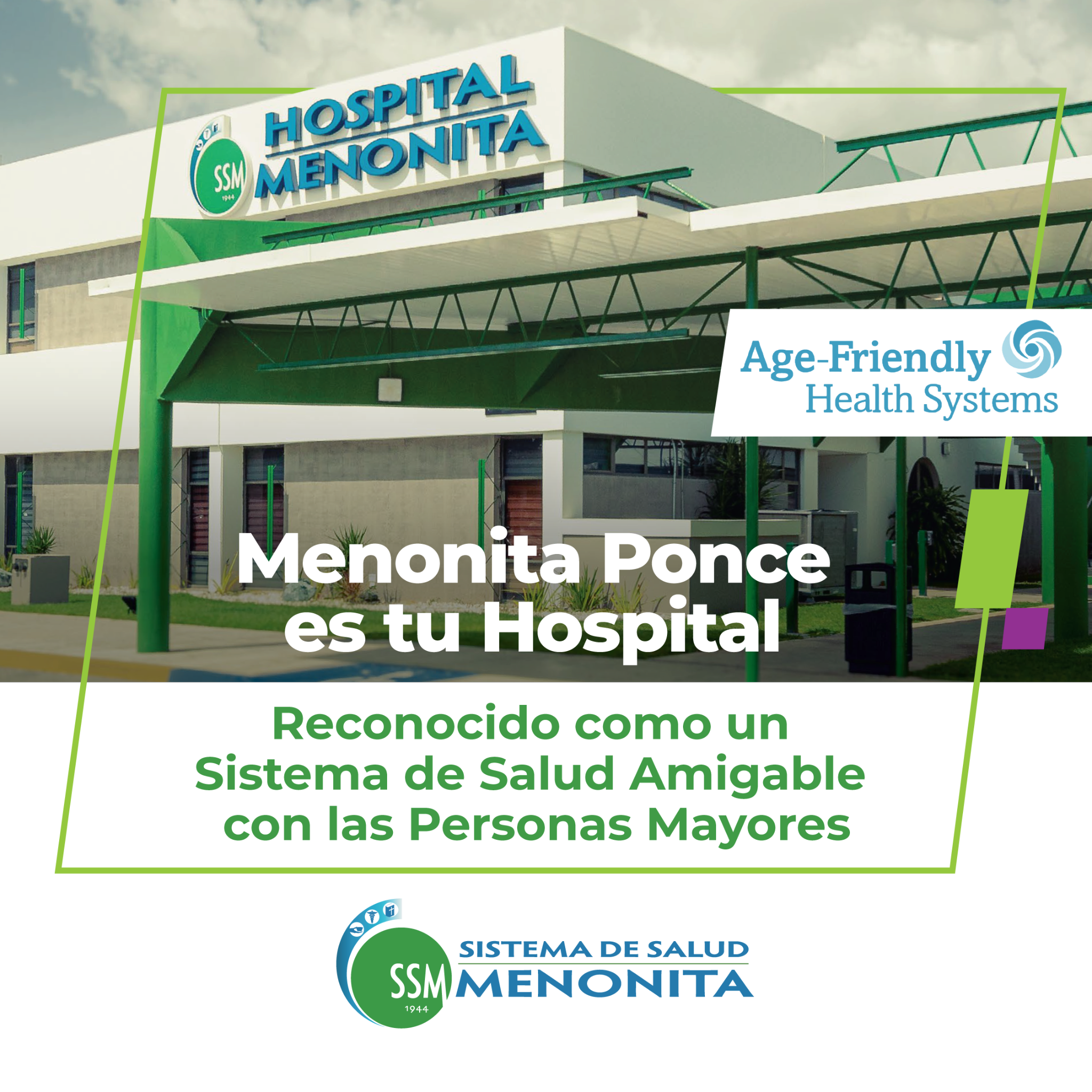 Sistema de Salud Menonita Facebook ad: Cuidamos a los tuyos