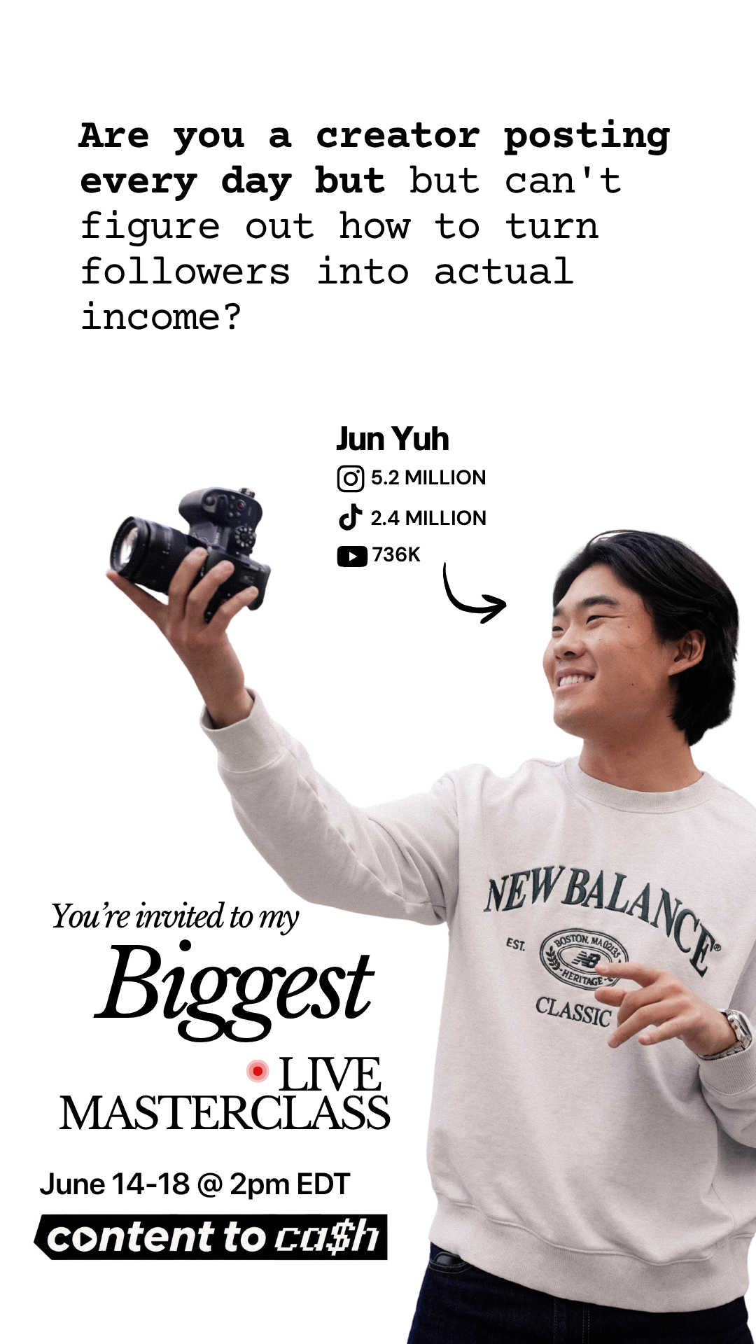 Jun Yuh Facebook ad