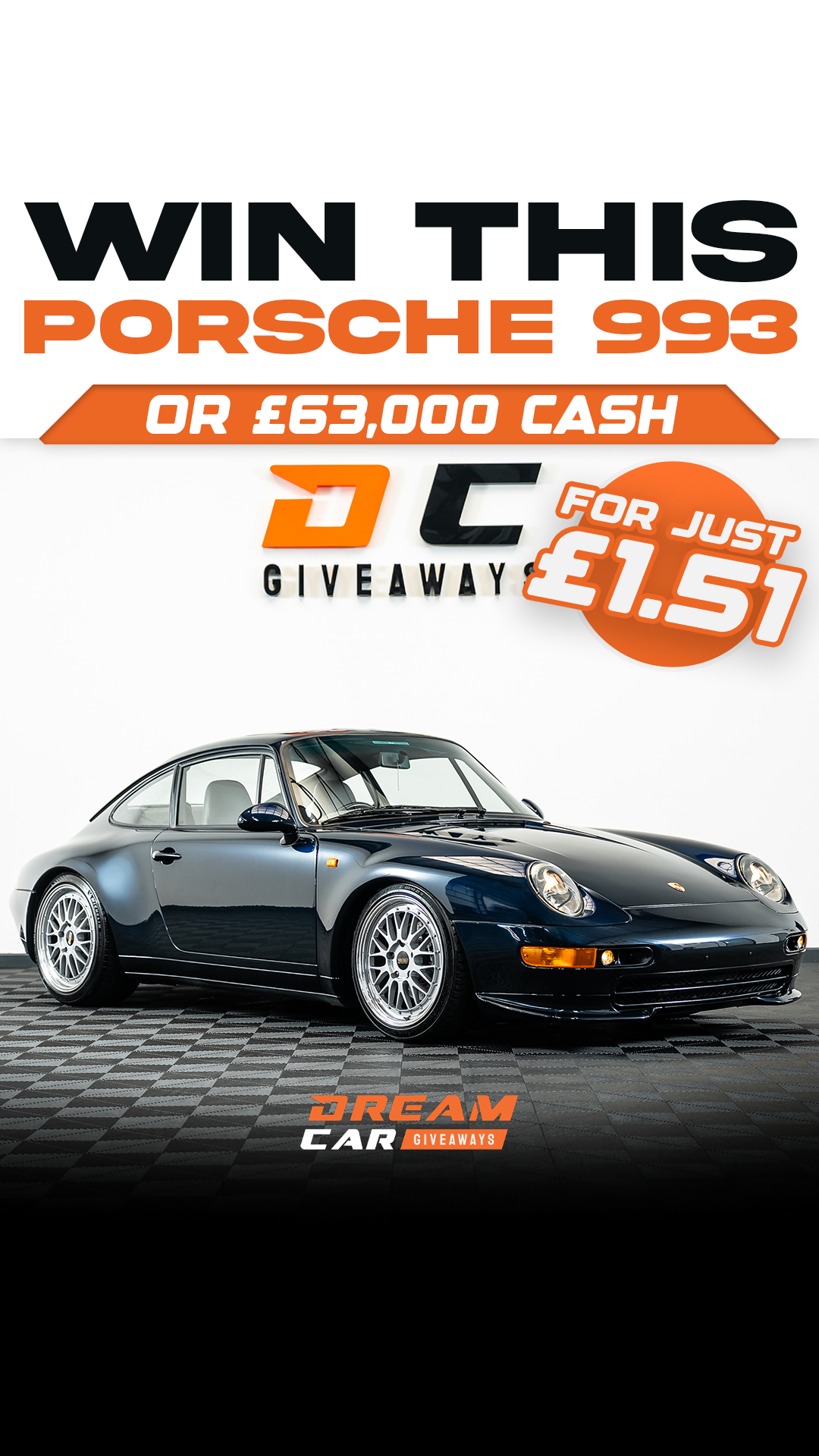 Dream Car Giveaways Facebook ad