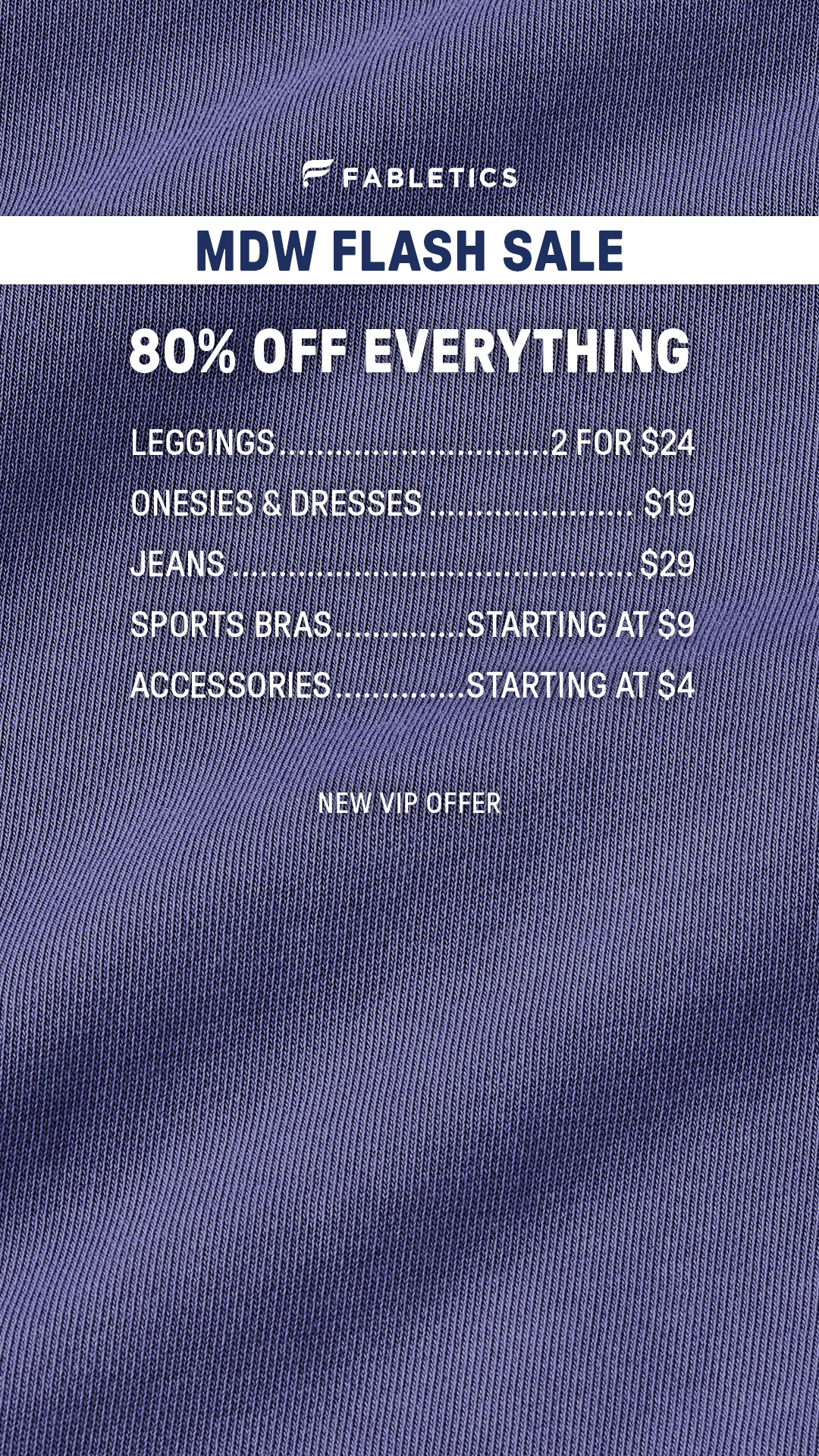 Fabletics Facebook ad