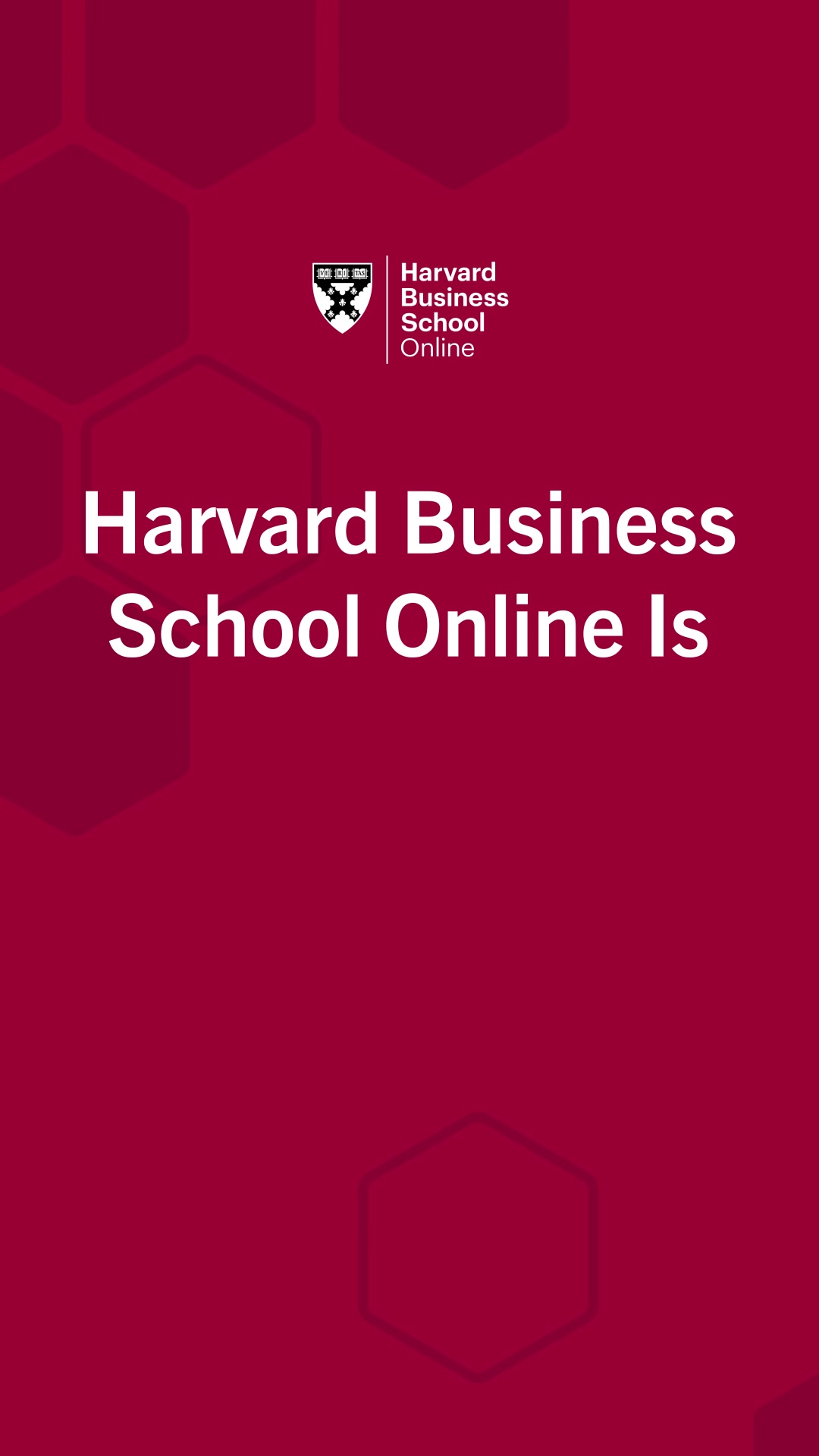 Harvard Business School Online Facebook ad from Aug 4, 2026