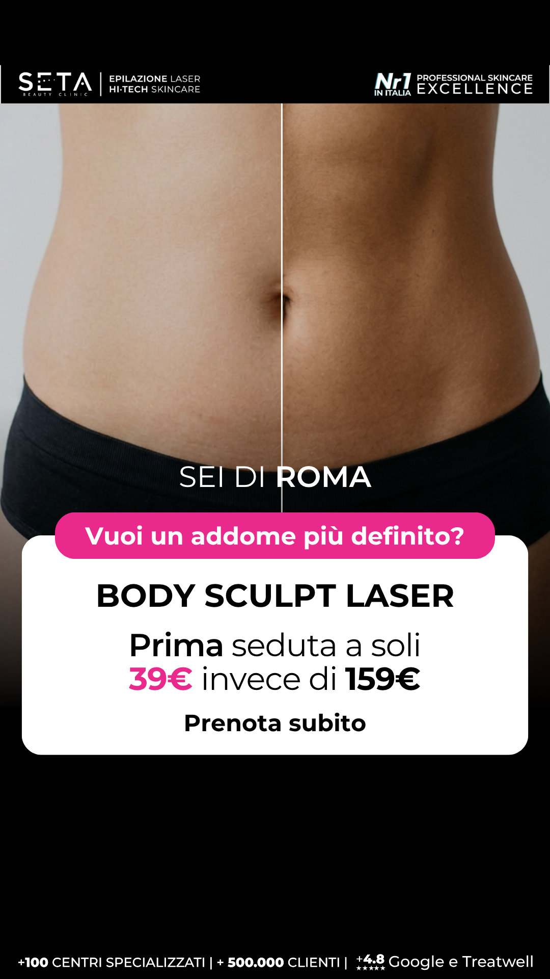 Seta Beauty Clinic Facebook ad
