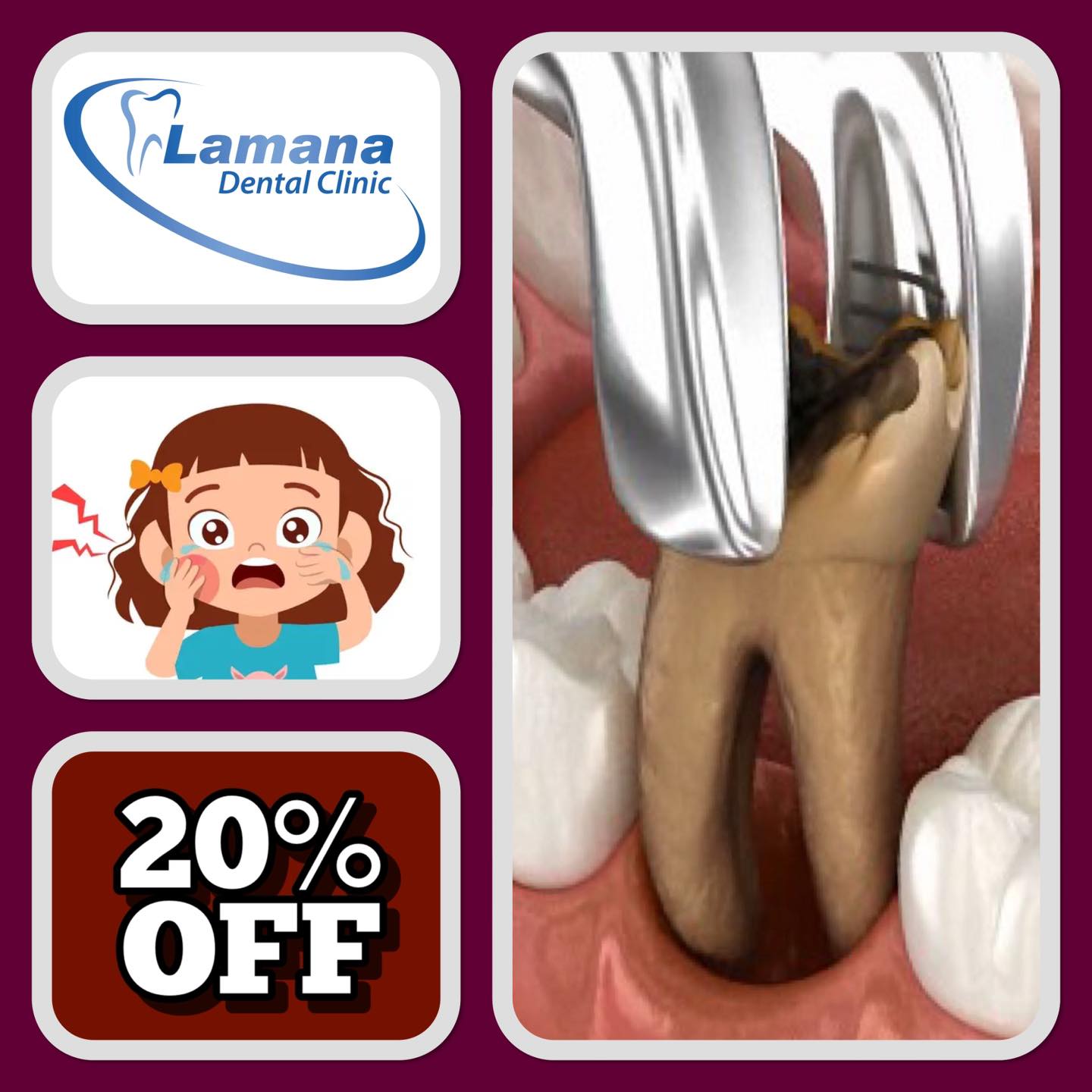 Lamana Dental Clinic Facebook ad