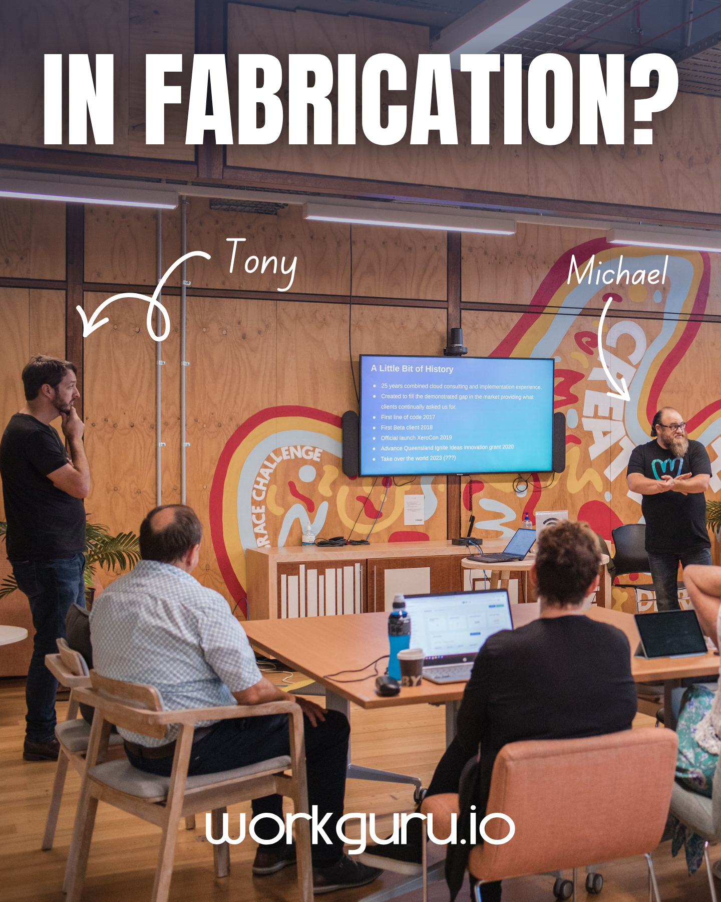 Workguru.io Facebook ad: Run a fabrication business?