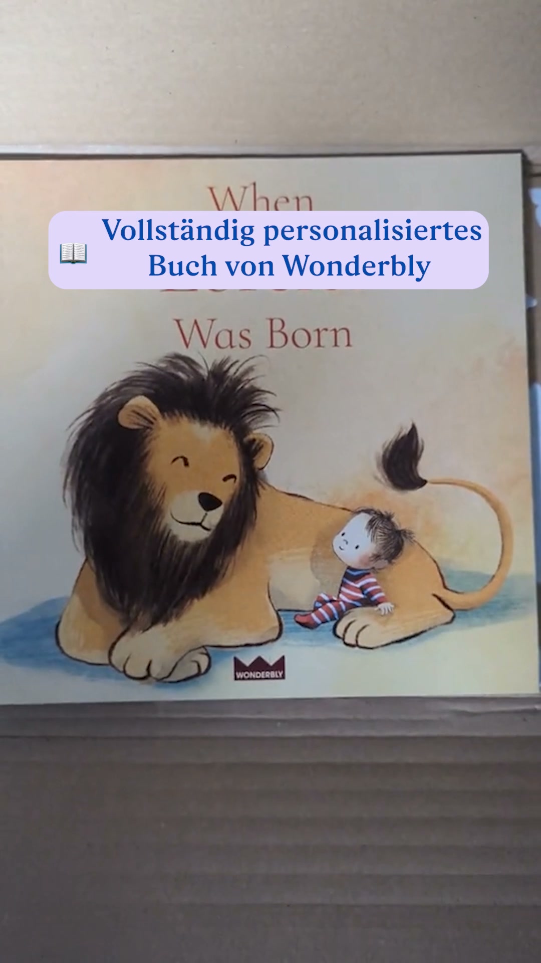 Wonderbly Facebook ad: Welche Tiere überbringen den Namen des Babys?