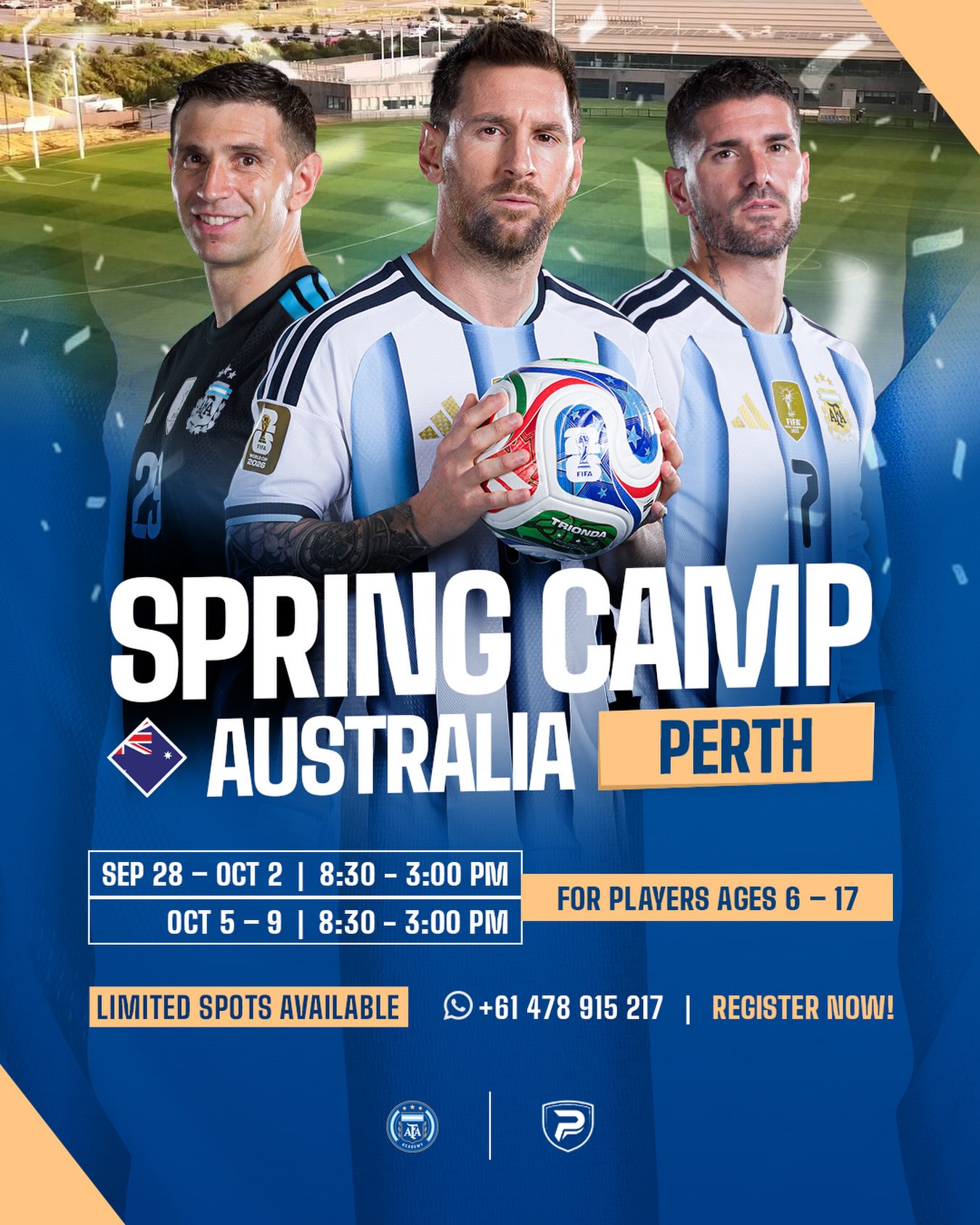 Playmaker Agency Facebook ad: Perth, get ready for the first Official AFA…