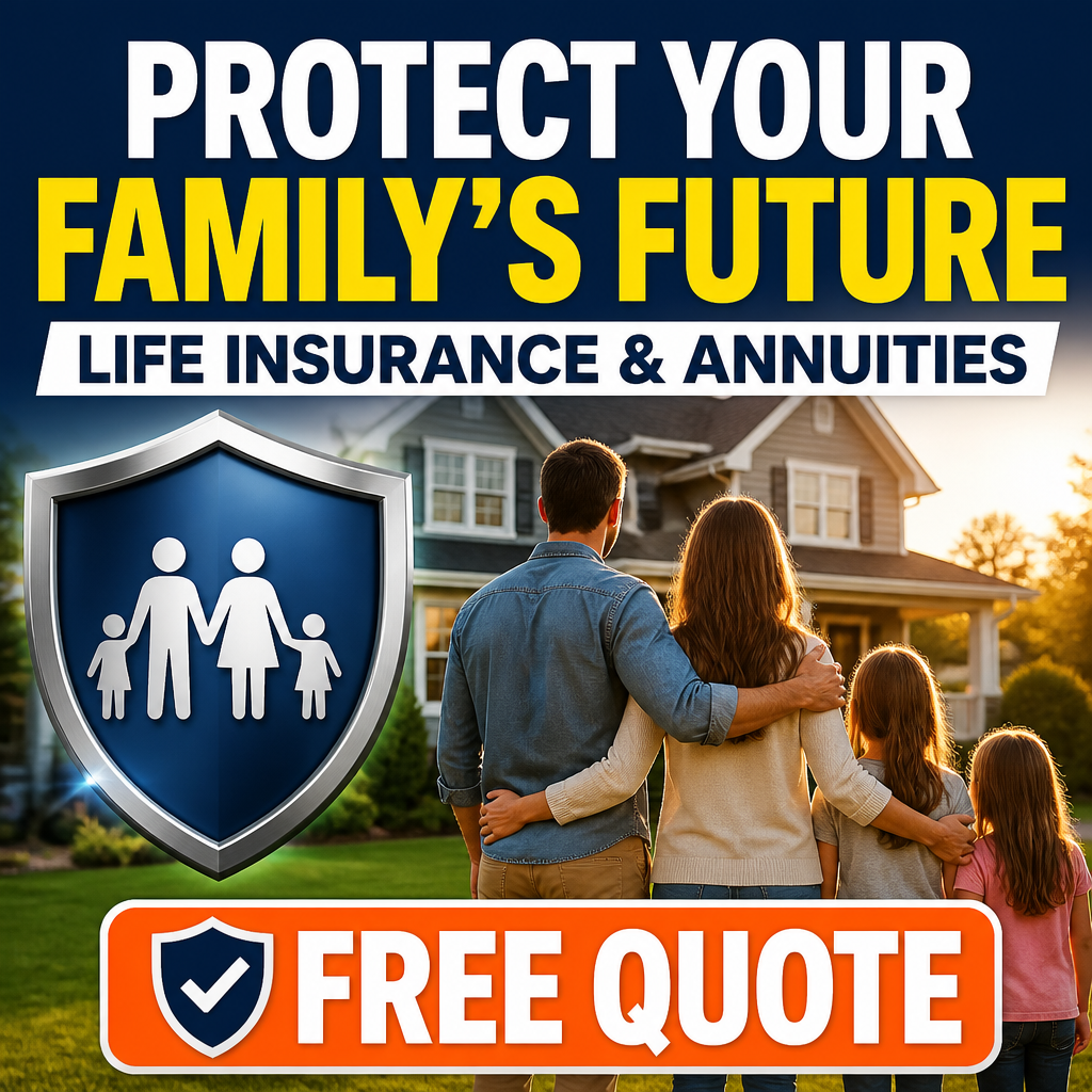 A Wallstreet Firm Facebook ad: Secure Your Family's Future