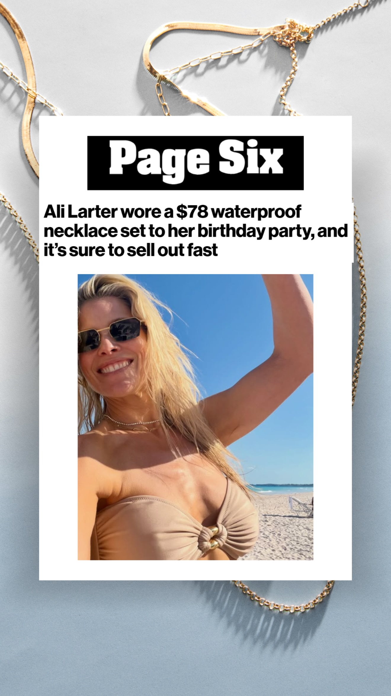 BaubleBar Facebook ad