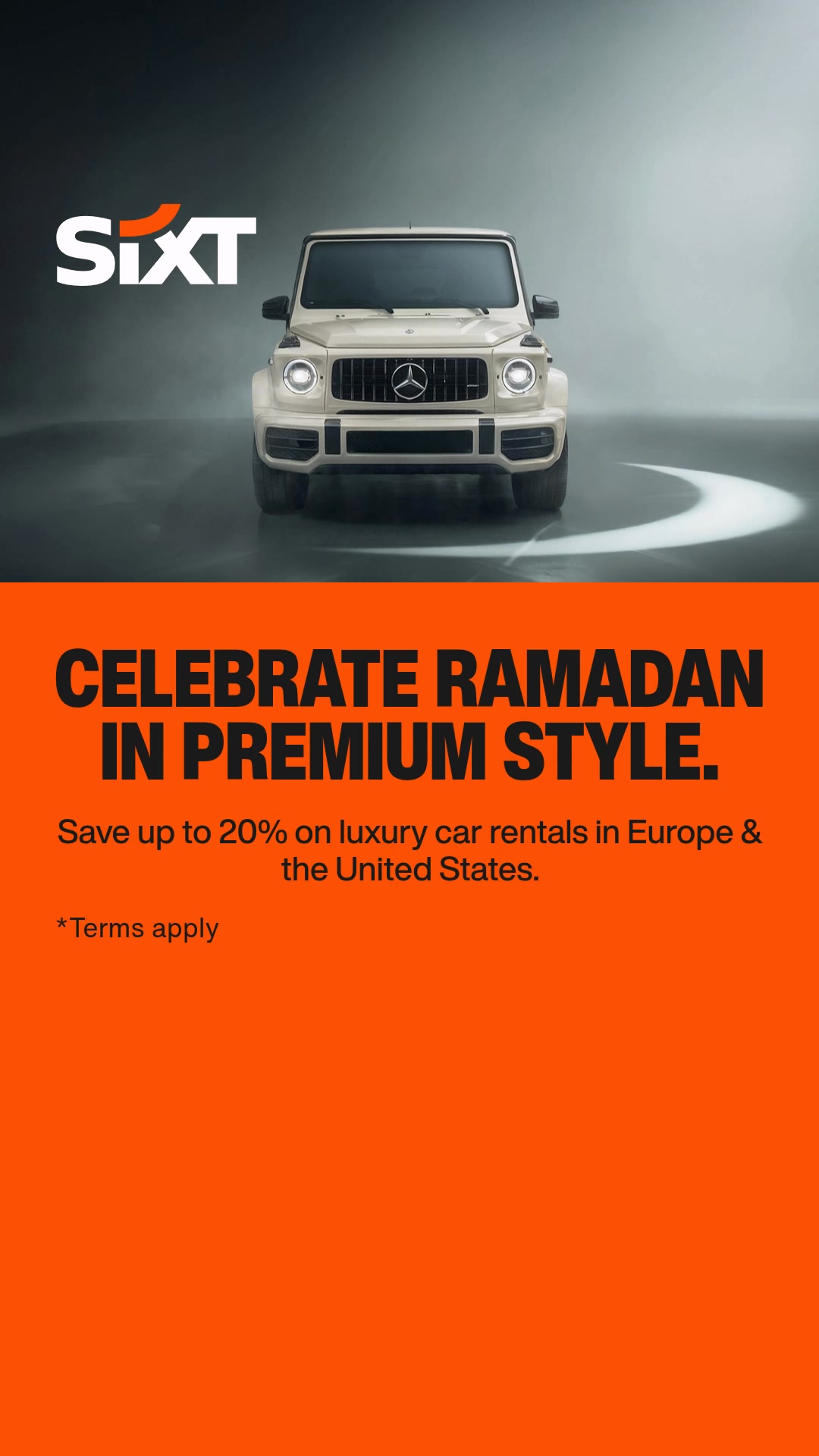 Sixt Facebook ad