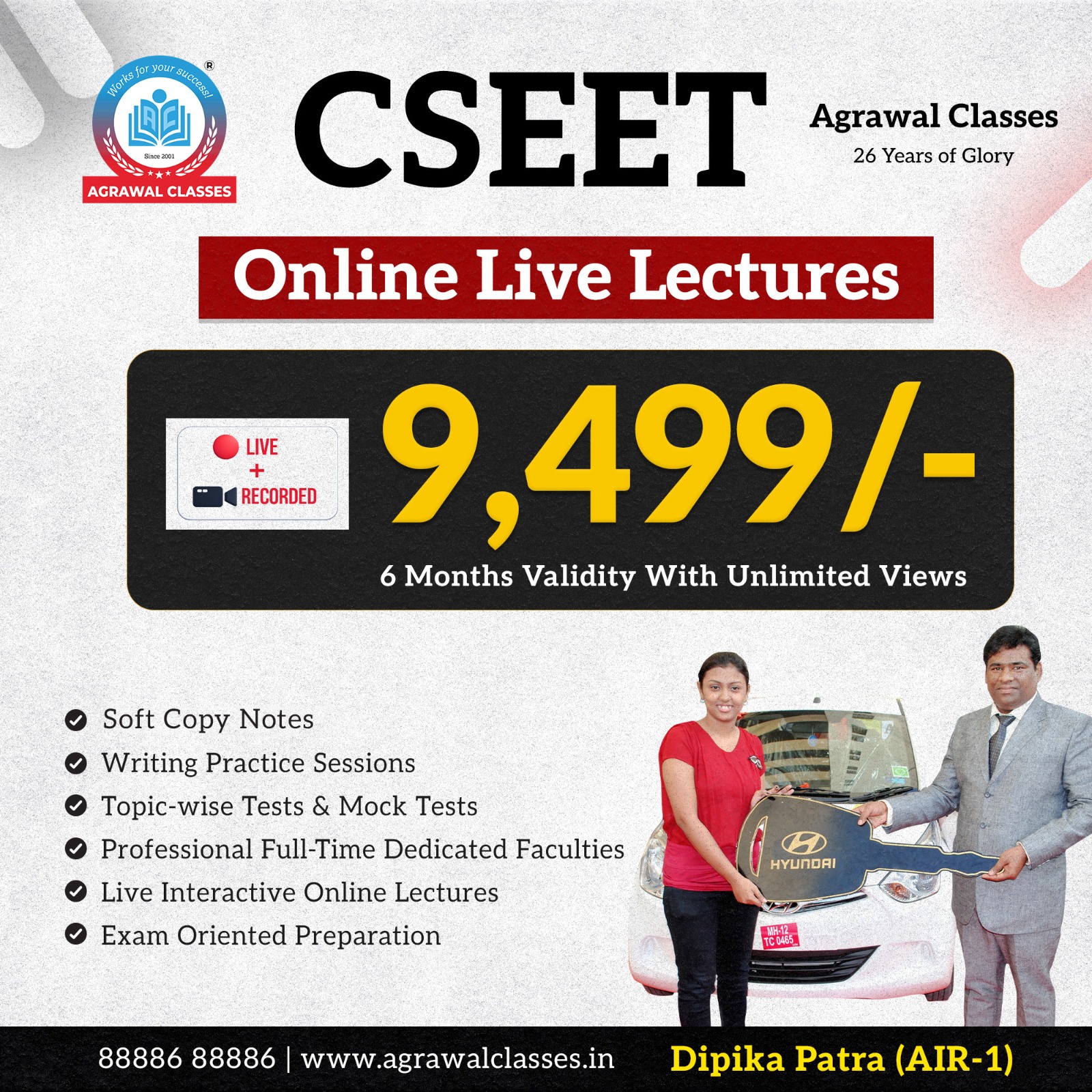Agrawal Classes - CA CS & CMA Coaching Classes Facebook ad