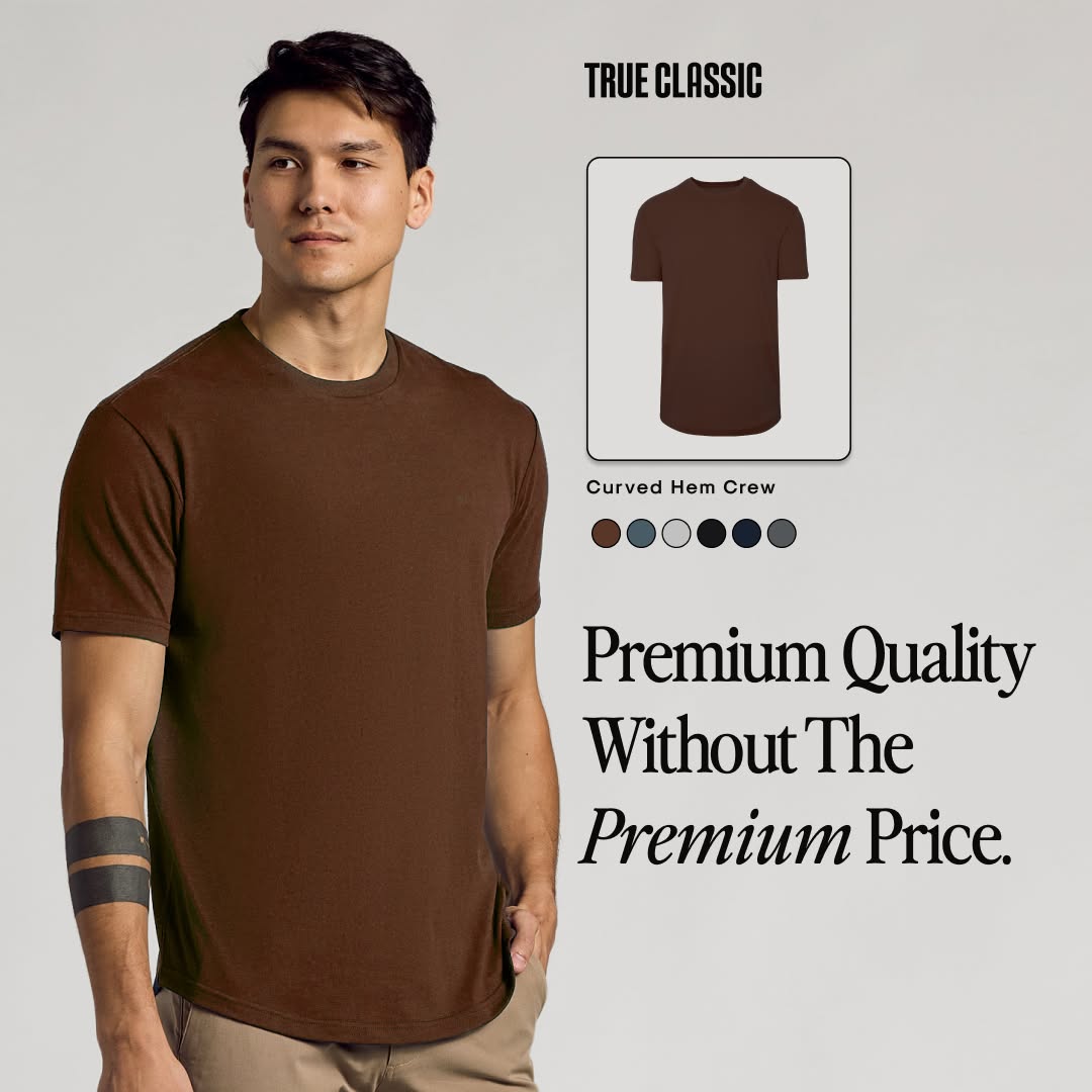 True Classic Facebook ad