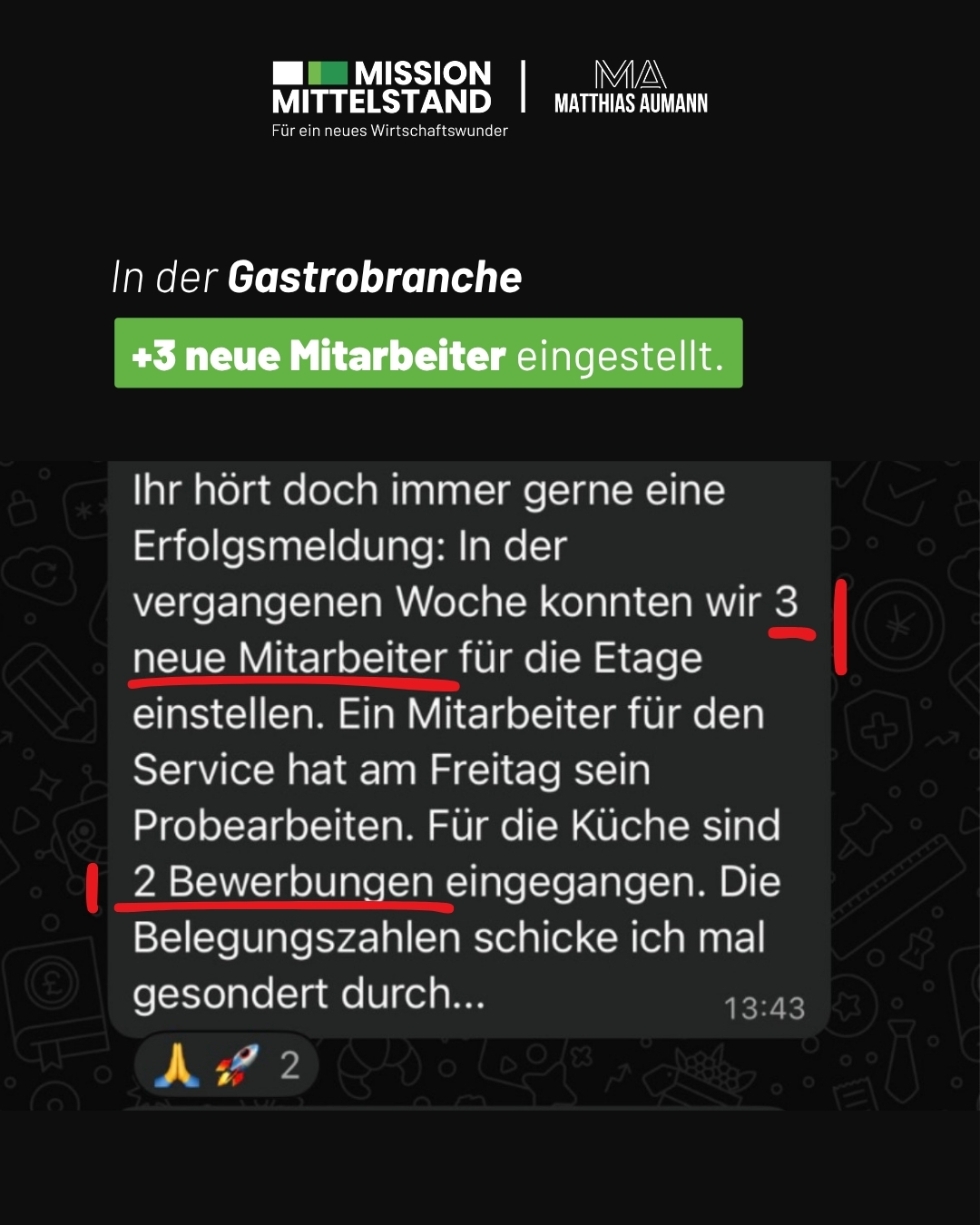 Matthias Aumann Facebook ad: So helfen wir Geschäftsführern aus Handwerk & Mittelstand
