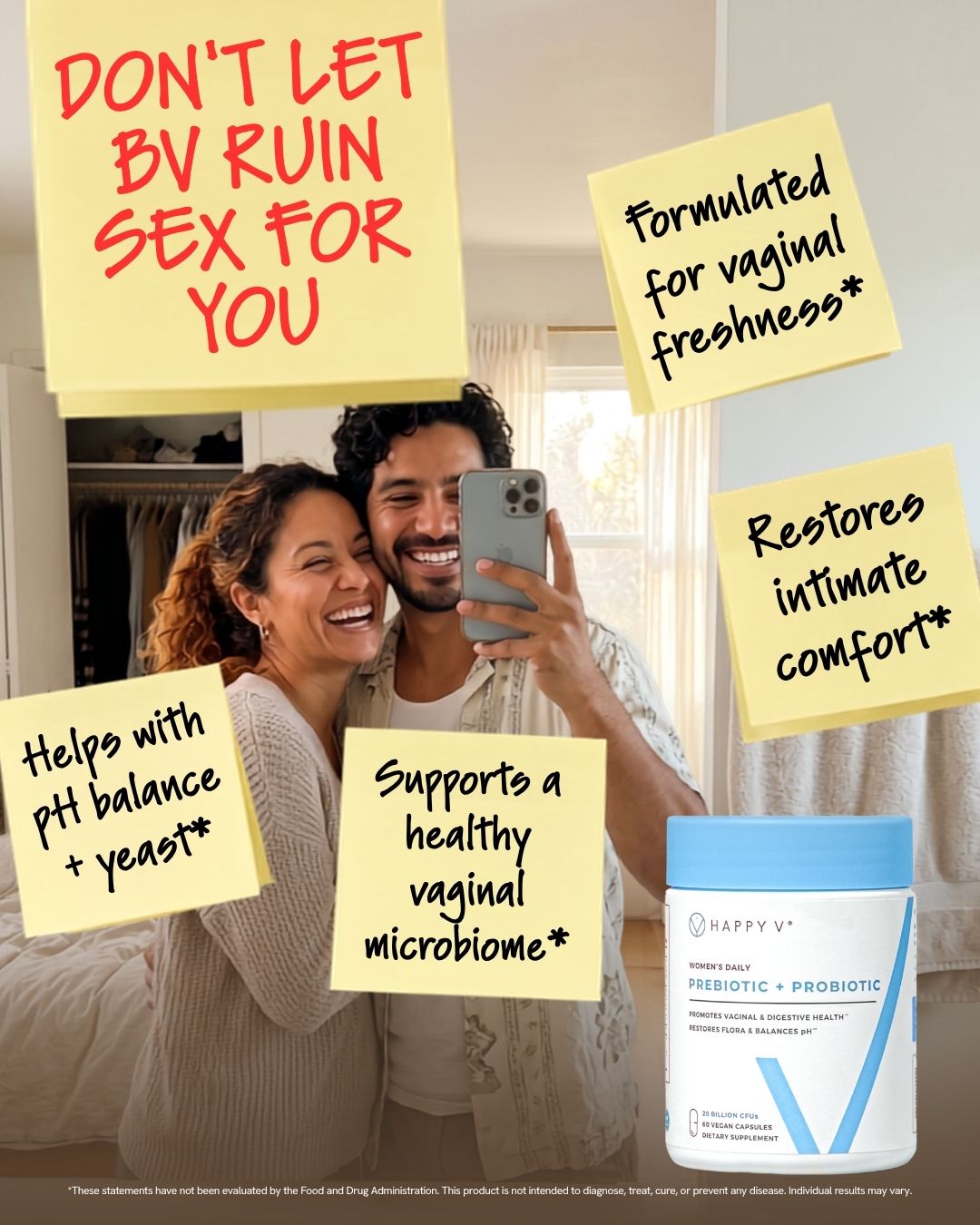 Happy V Facebook ad