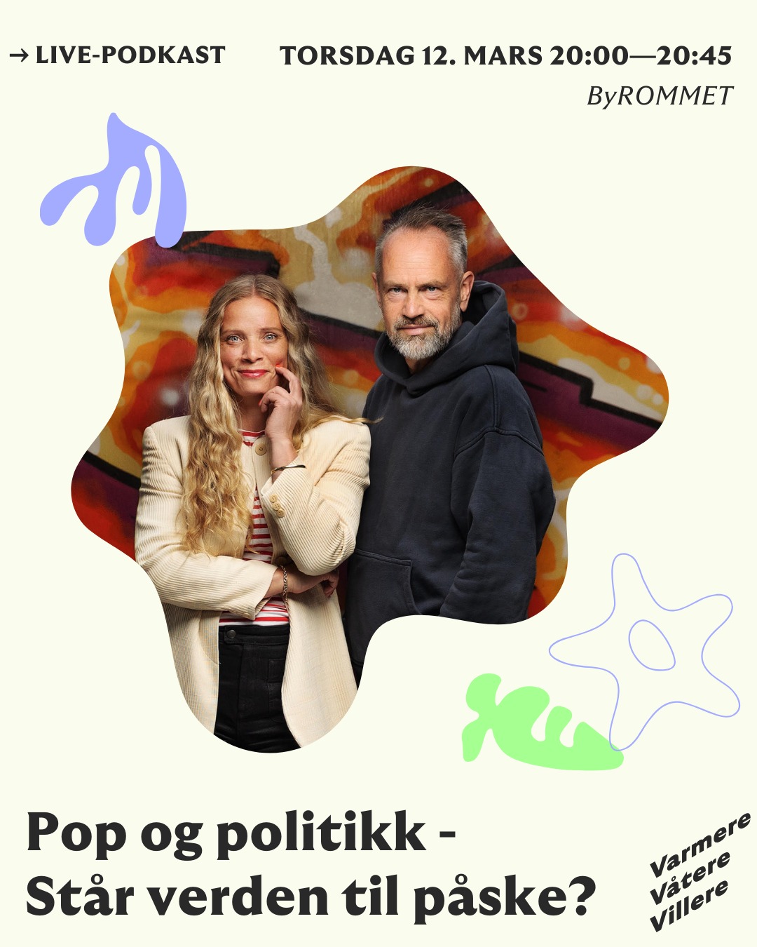 Varmere Våtere Villere Facebook ad: Står verden til påske?