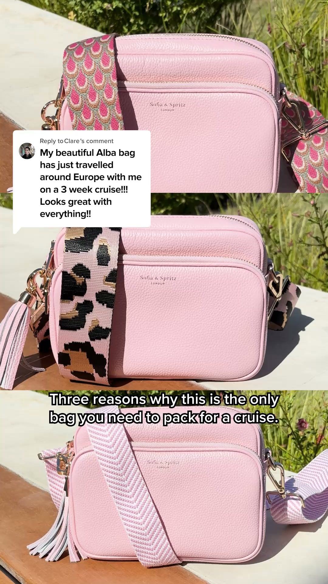 Sofia & Spritz Facebook ad: All colours are selling out fast