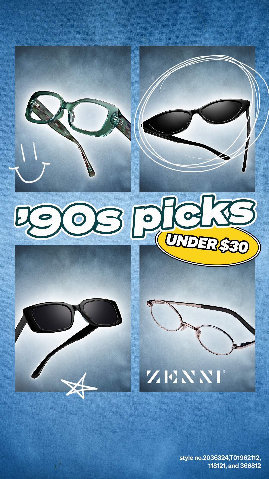 Zenni Optical Facebook ad