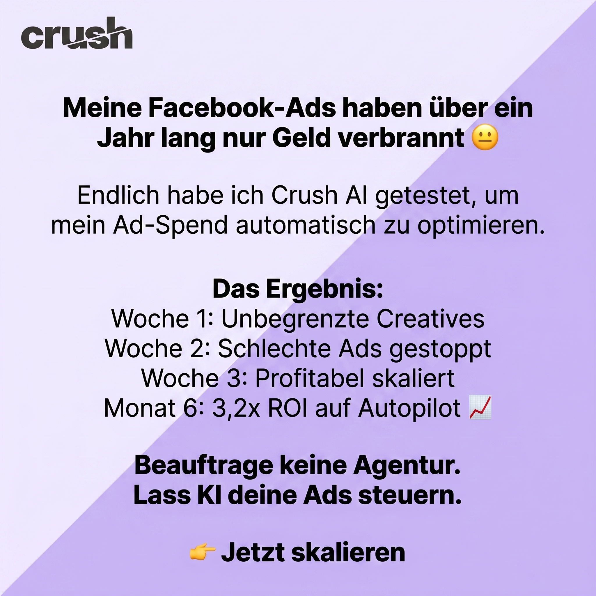 trycrush.ai Facebook ad