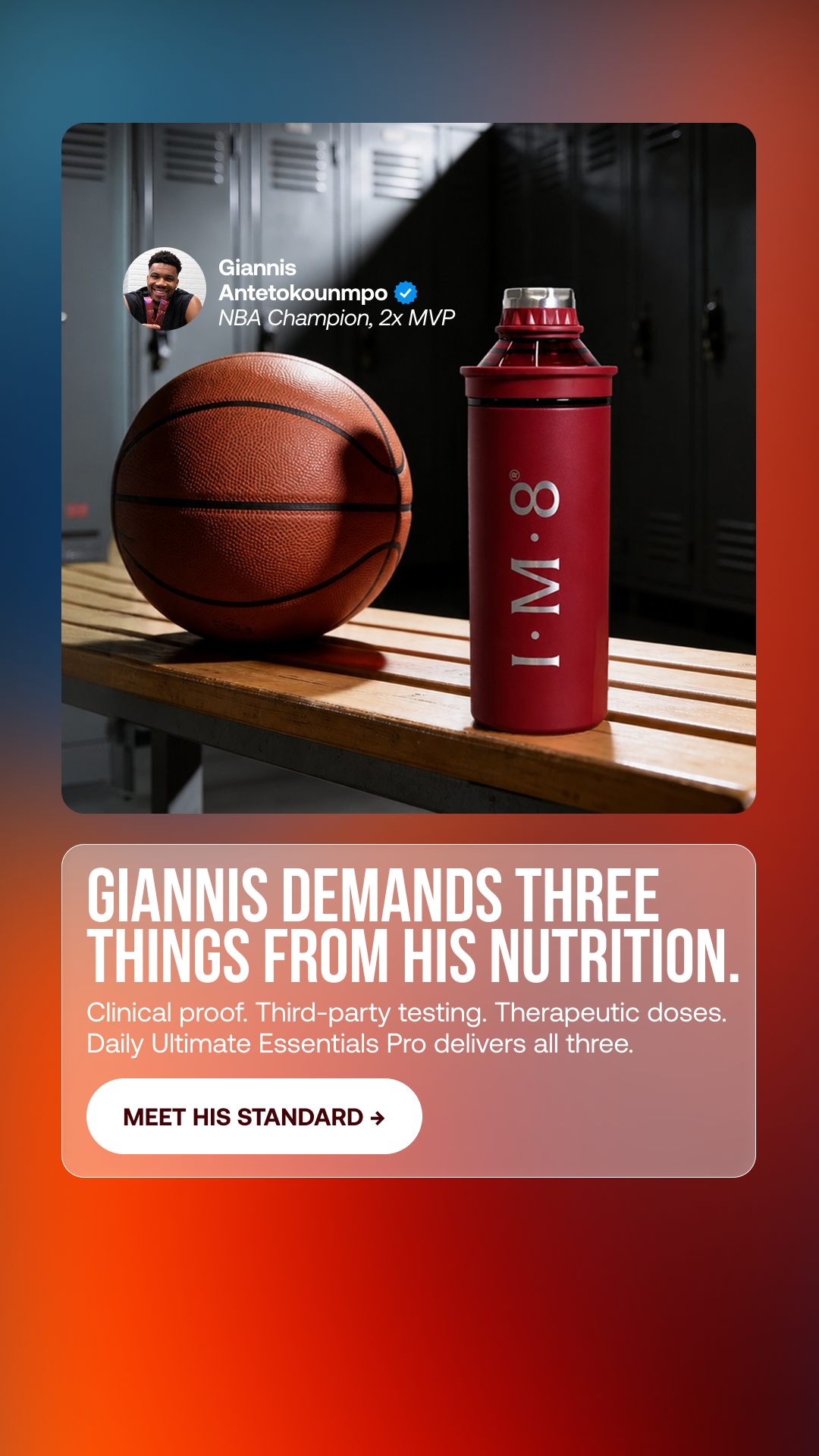 Giannis Antetokounmpo Facebook ad