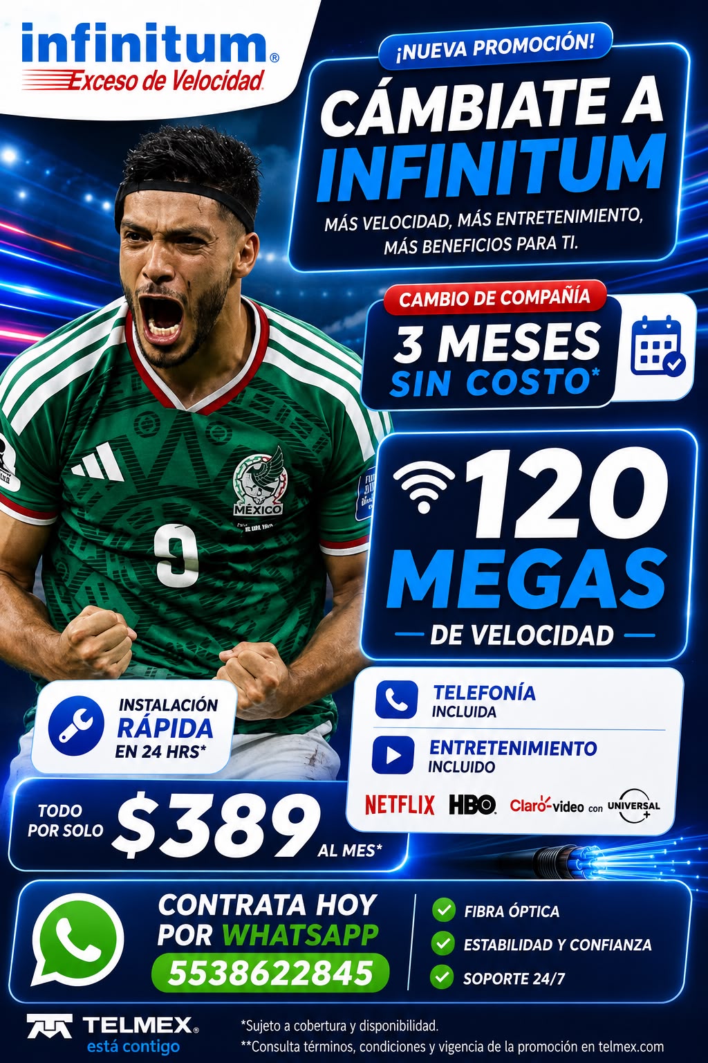 Instalaciones Telmex Wifi Facebook ad: MAS INFORMACION.