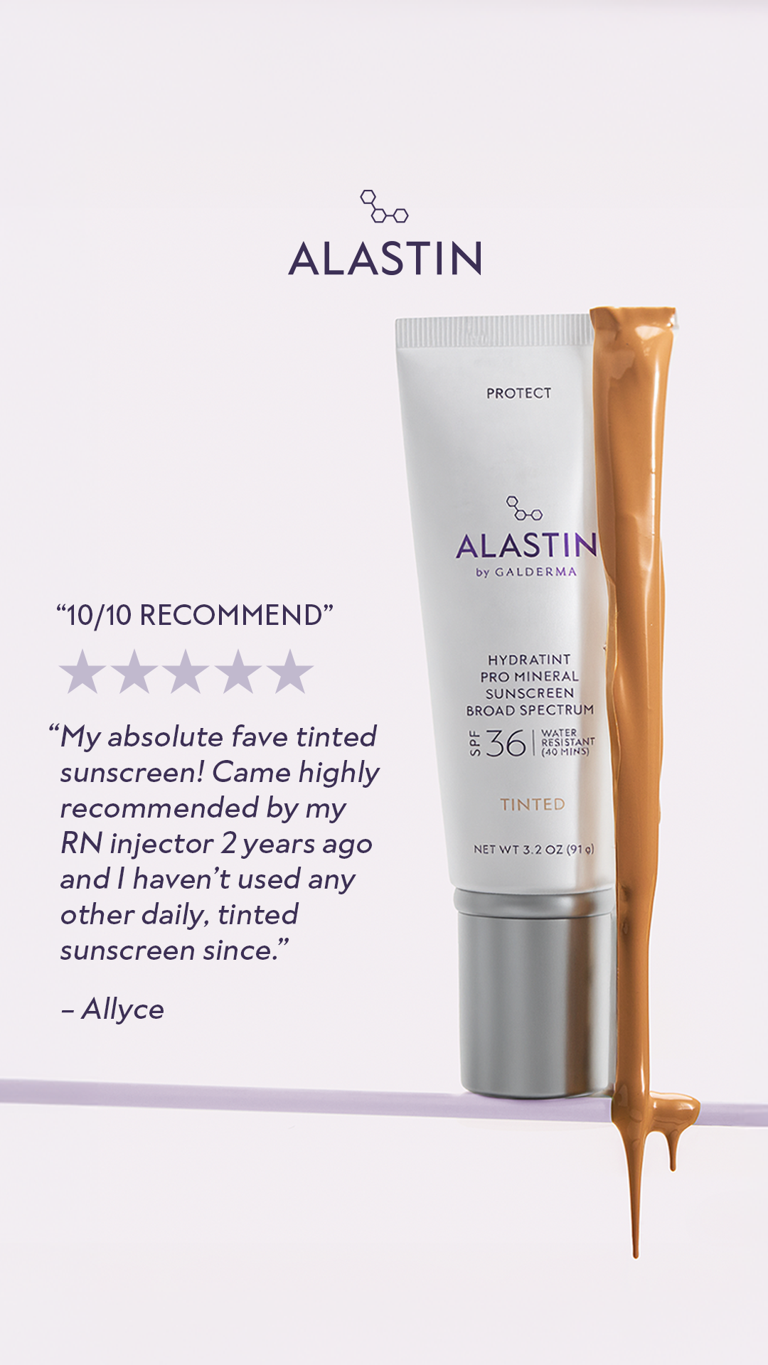 Alastin Skincare Facebook ad: Safely Sun-Kissed