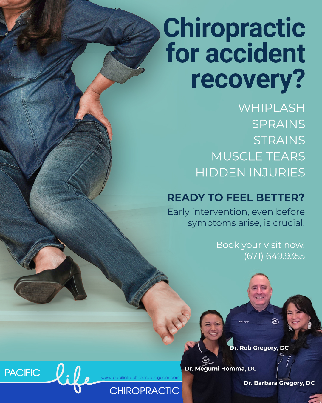 Pacific Life Chiropractic Guam Facebook ad