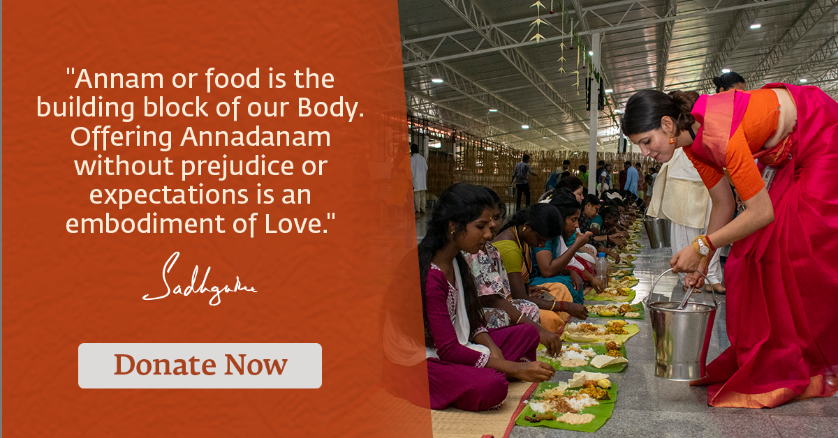 Isha Foundation Facebook ad