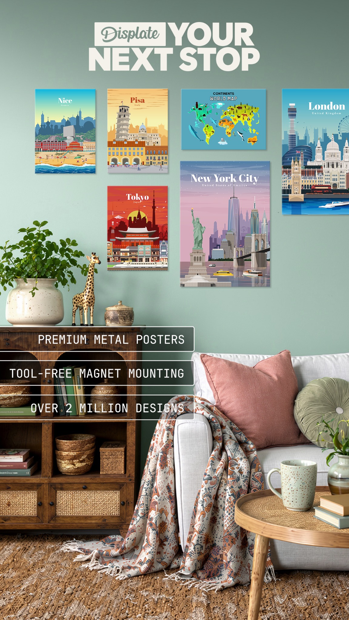 Displate Facebook ad