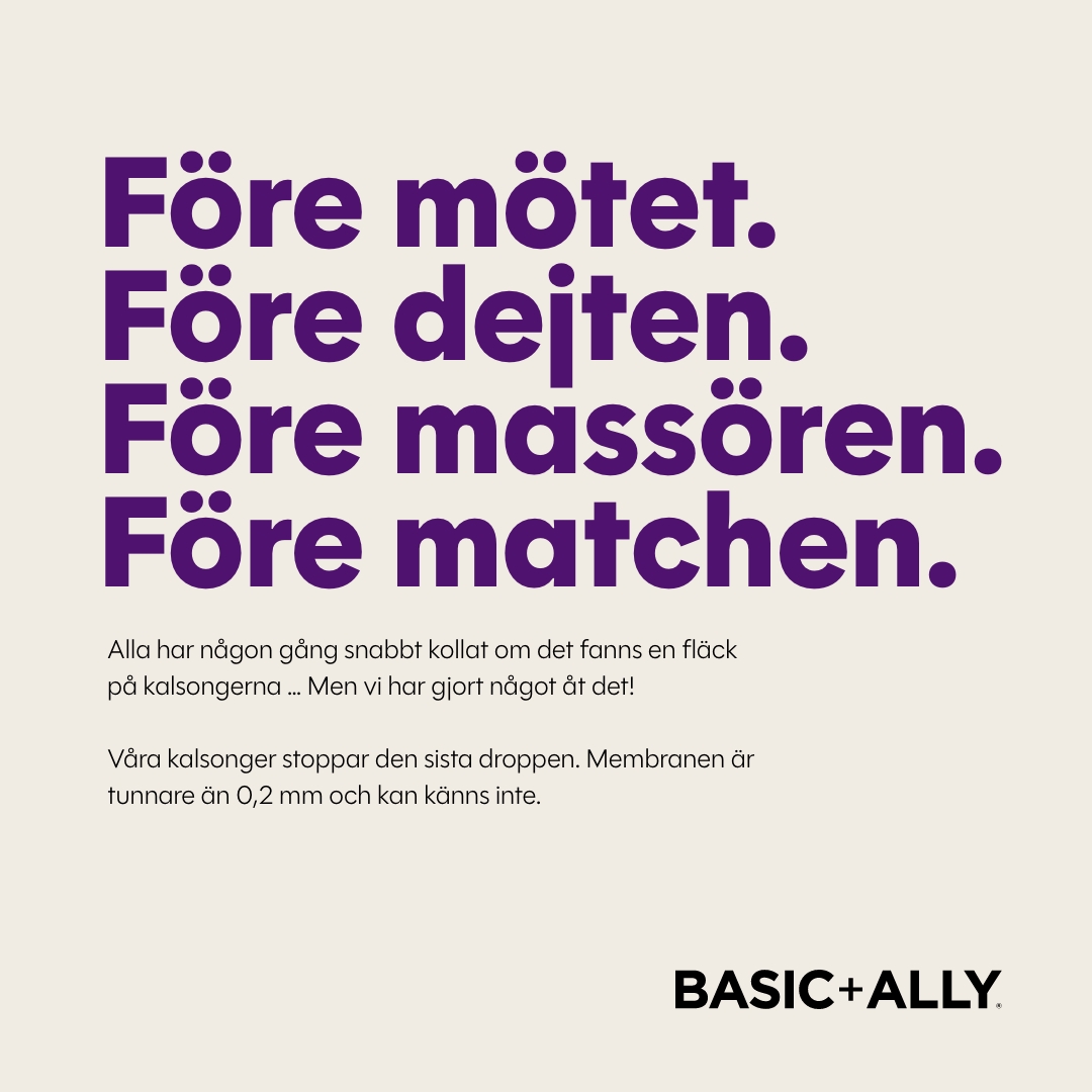 Basic+Ally Facebook ad