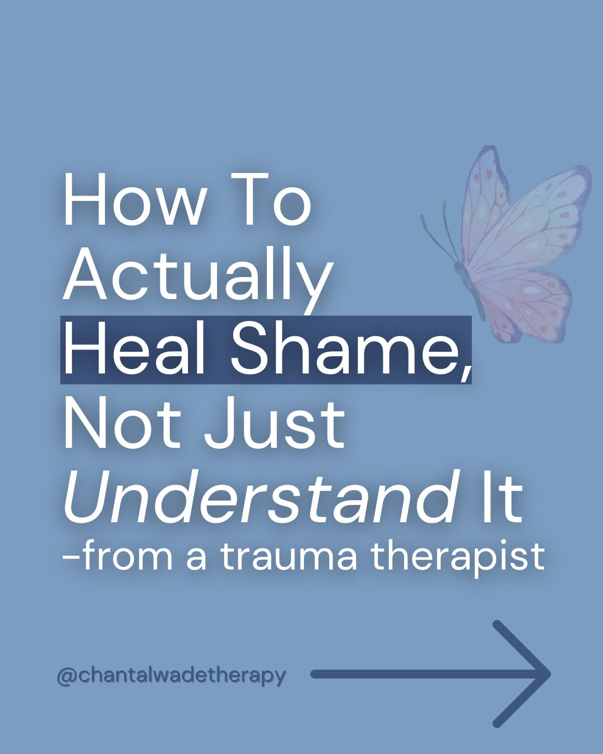Chantal Wade Therapy Facebook ad: Comment WEBINAR for the link!