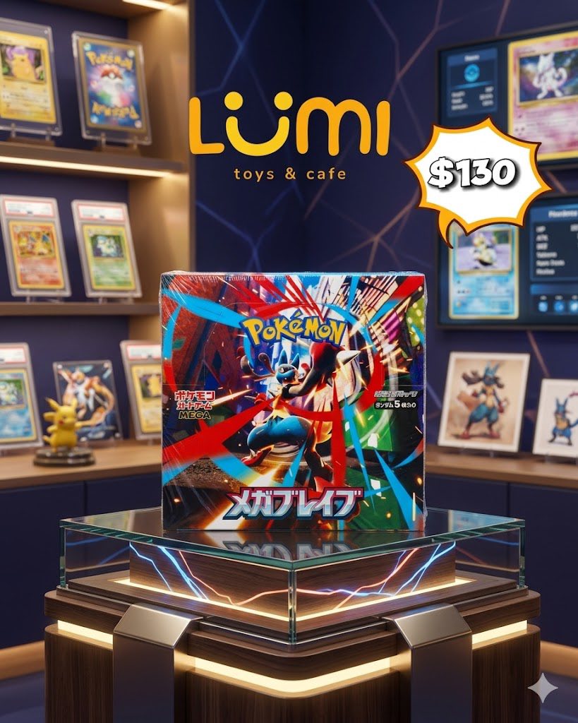Lumi Toys & Cafe Facebook ad: New Stock Pokemon Card TCG /SV Japan in…