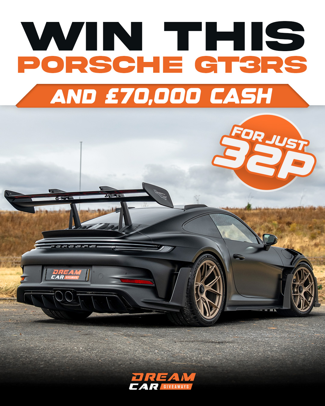 Dream Car Giveaways Facebook ad