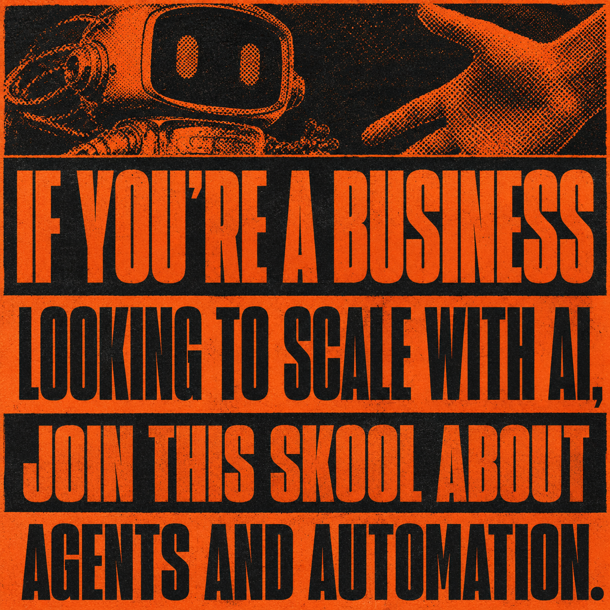 Skool Facebook ad