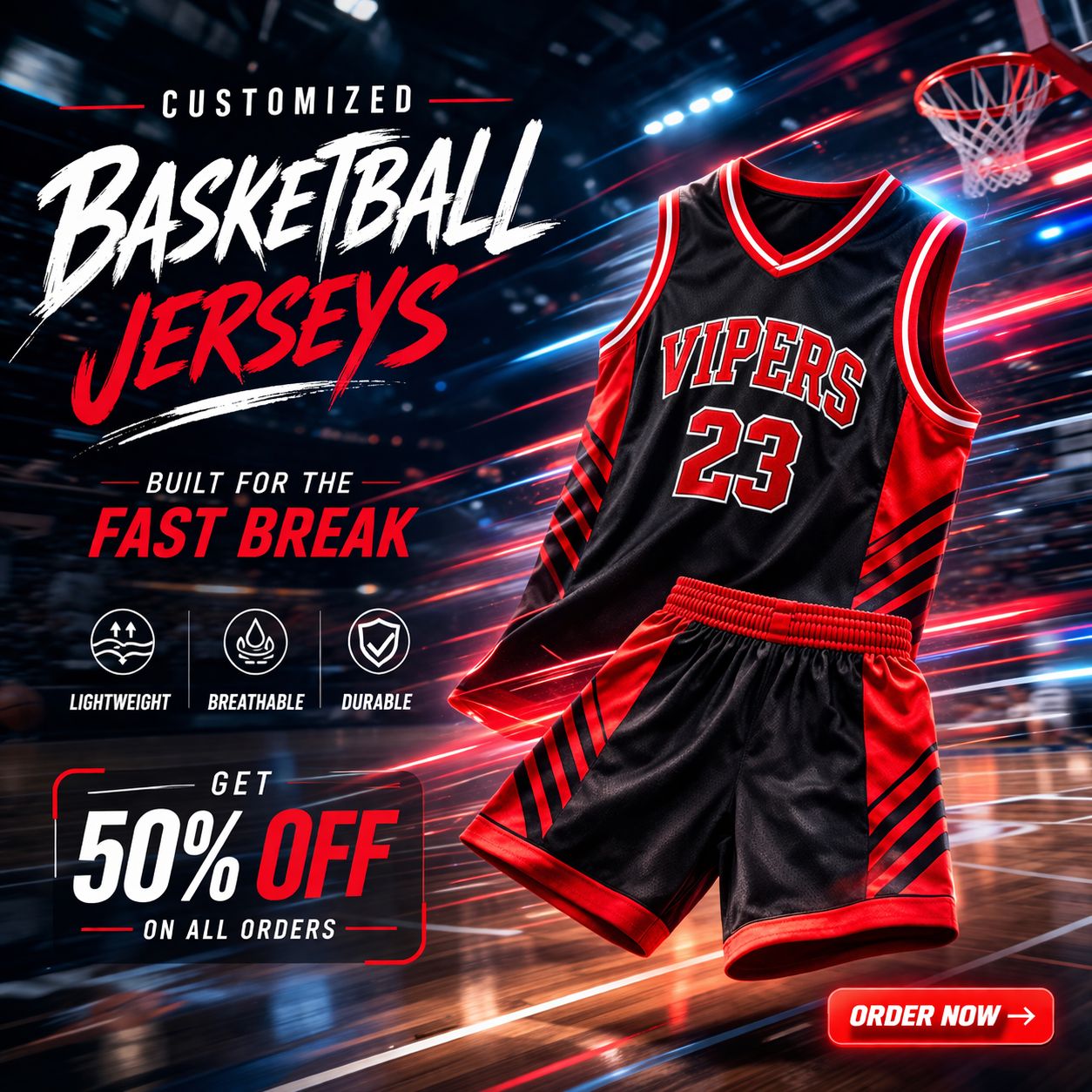 Fc Sports Facebook ad: Factory Direct: 50% OFF