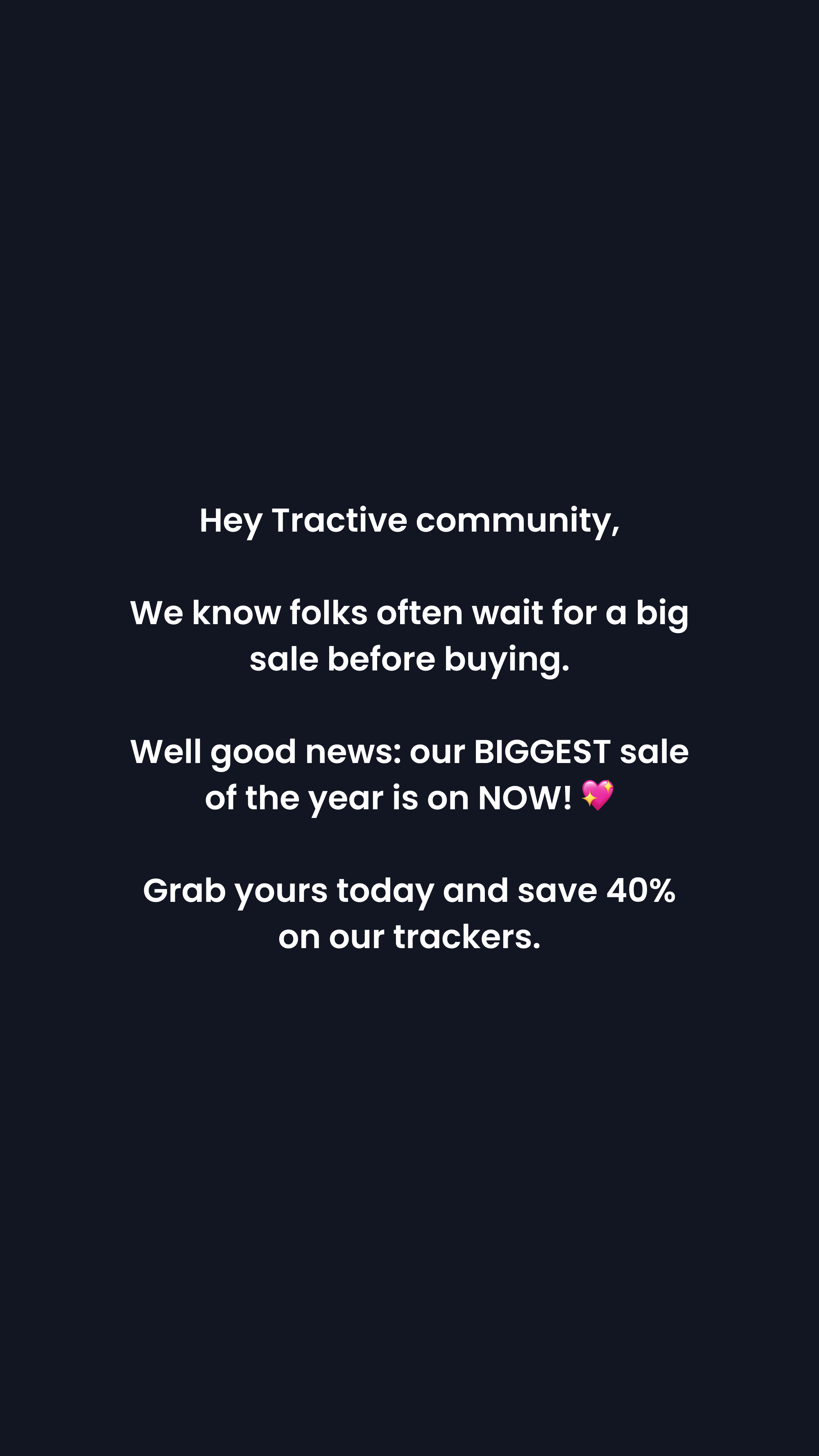 Tractive Facebook ad
