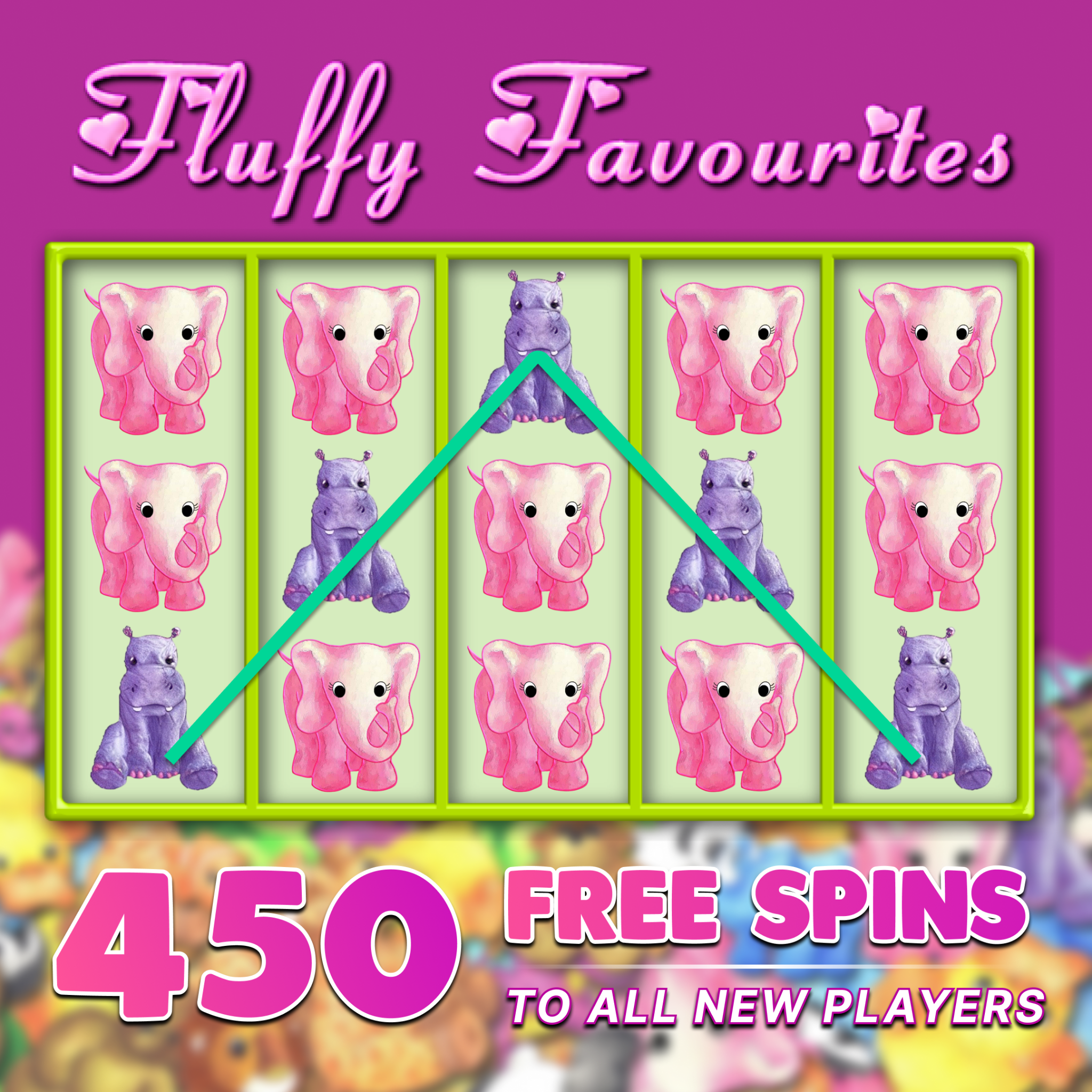 Fluffy Games Facebook ad: Fluffy Favourites