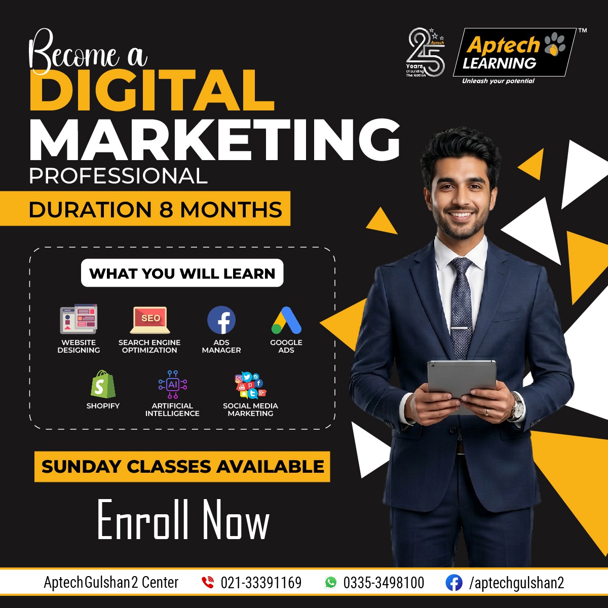 Aptech • Gulshan II Facebook ad