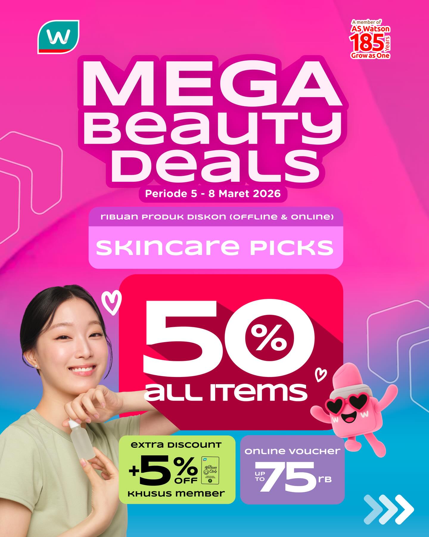 Watsons Facebook ad: Warning