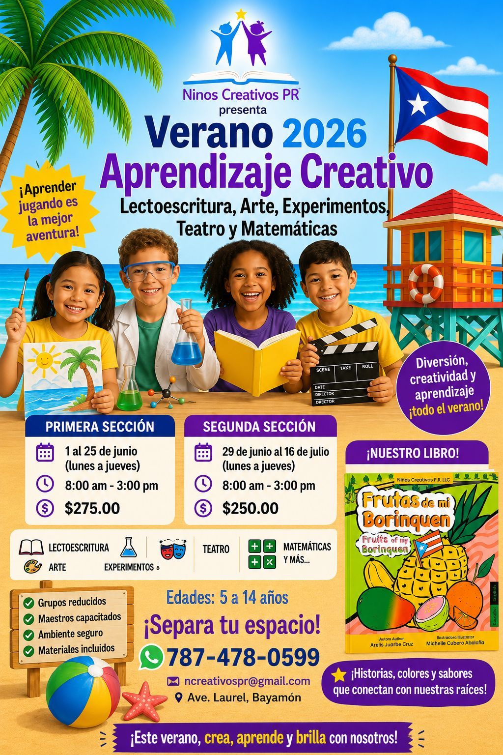 Escritora Arelis Juarbe Cruz Facebook ad: Listos para recibirlos este lunes, 1 de junio…