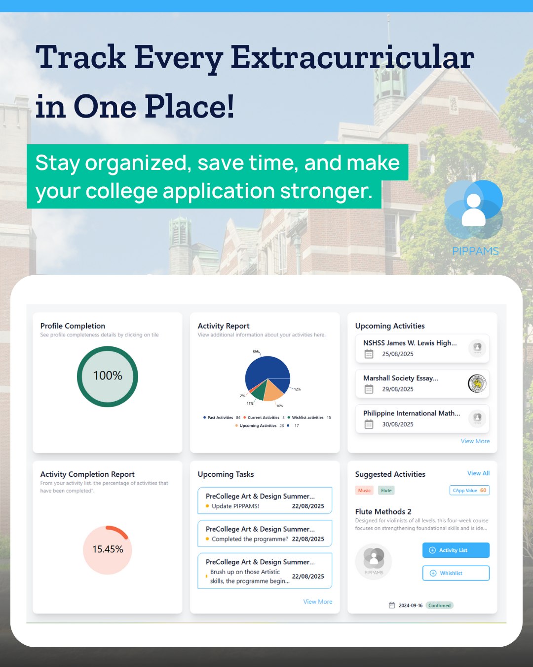 Pippams Education Facebook ad: PIPPAMS: Boost Your Profile