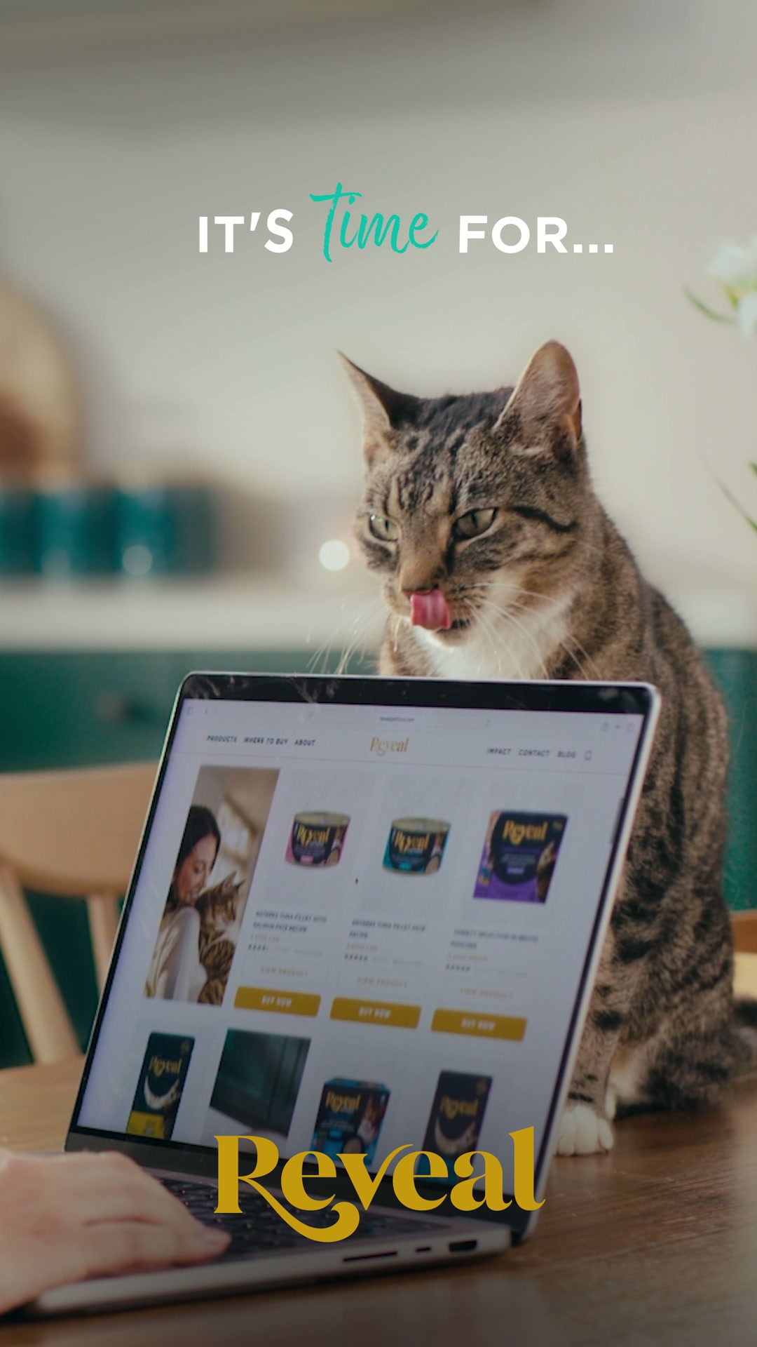 Reveal Pet food Facebook ad from Jul 23, 2026